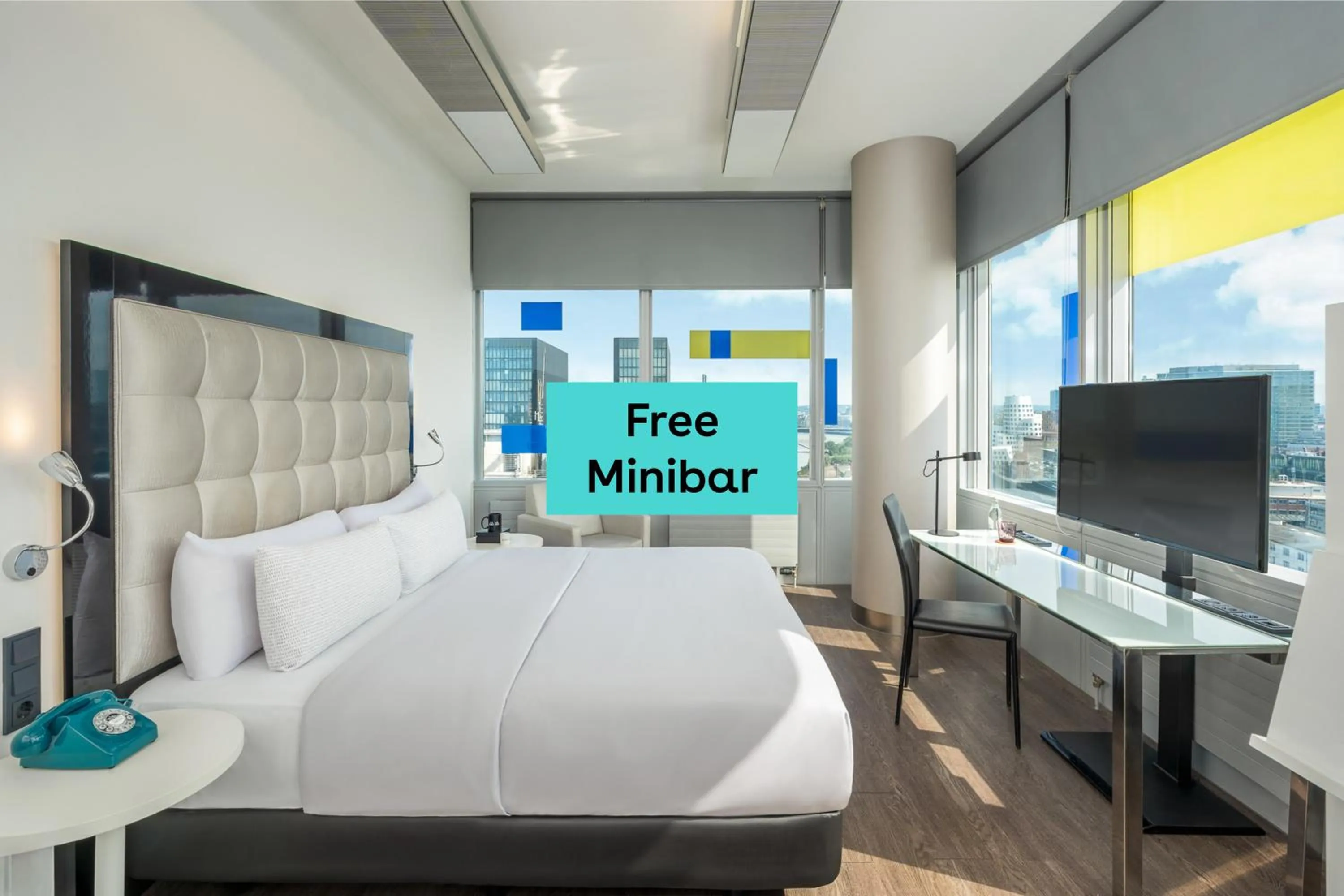 Bed in INNSiDE by Meliá Düsseldorf Hafen