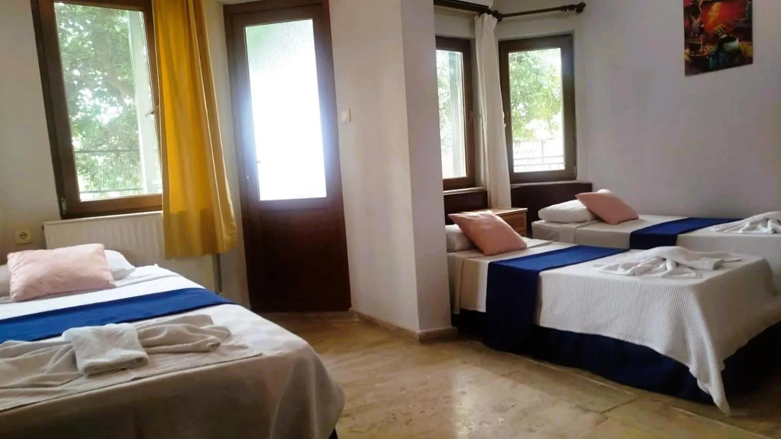 Bed in Han Dalyan Hotel