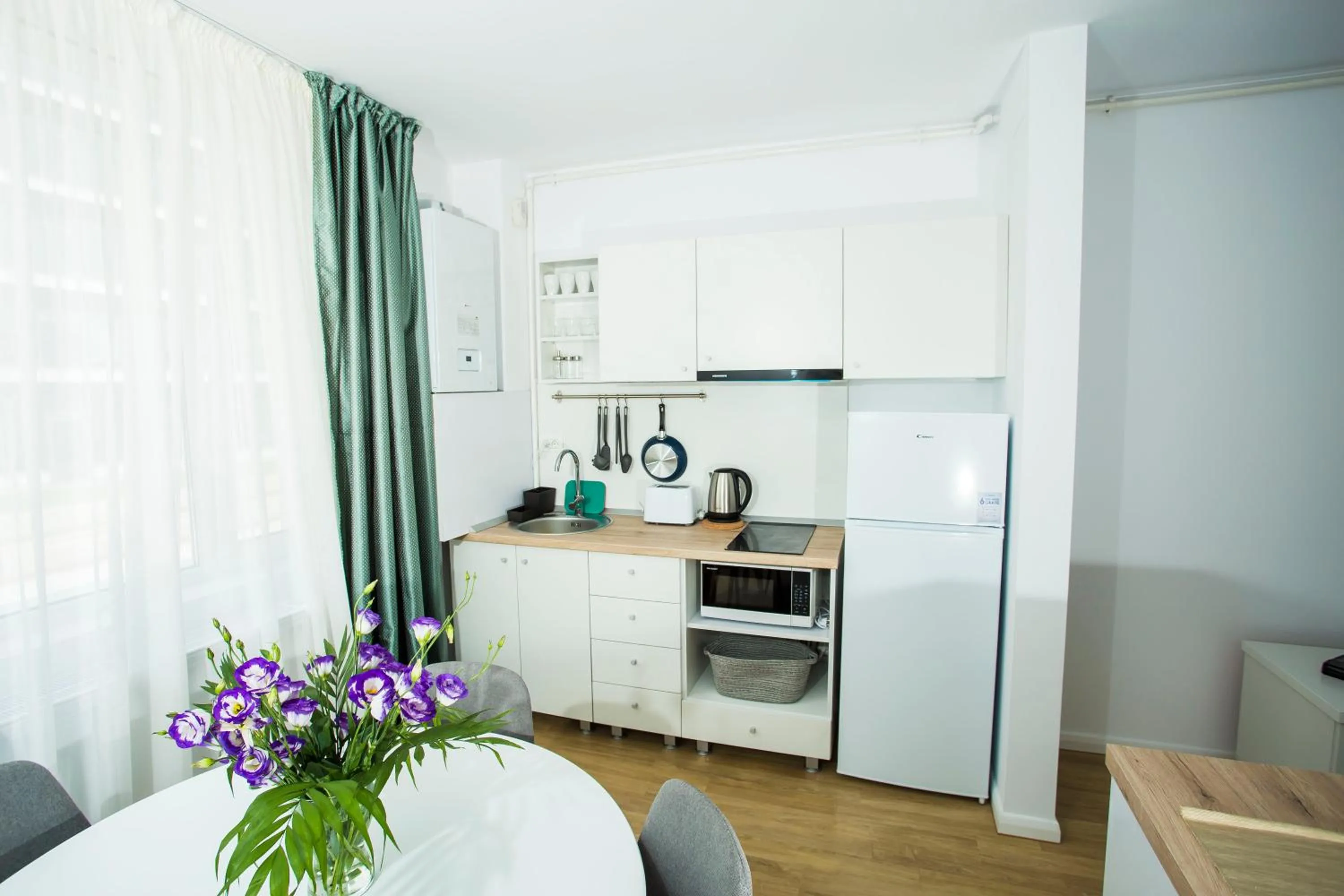 Kitchen or kitchenette in Residence DP Pipera