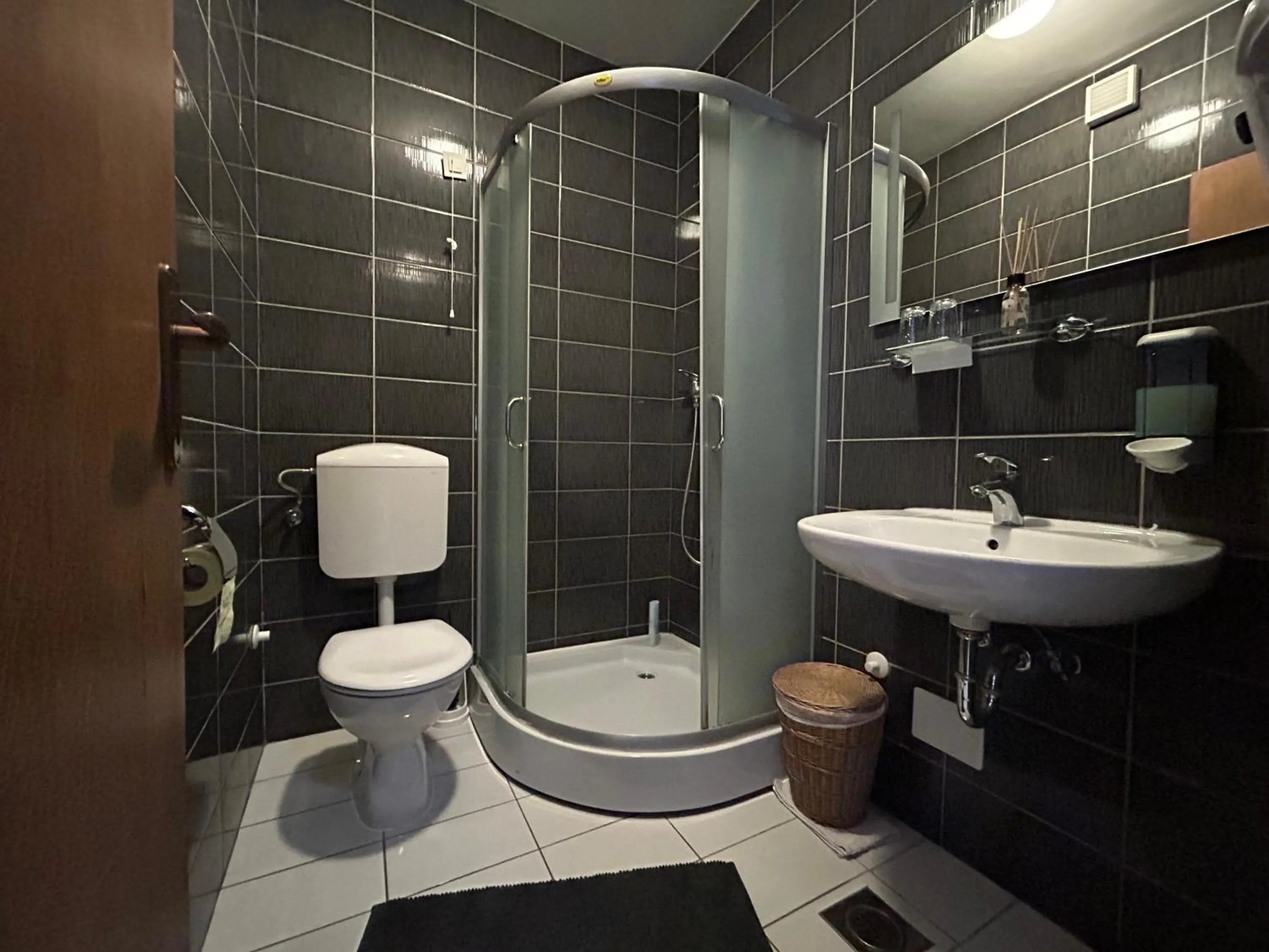 Shower in Vila Vanda Vukovar