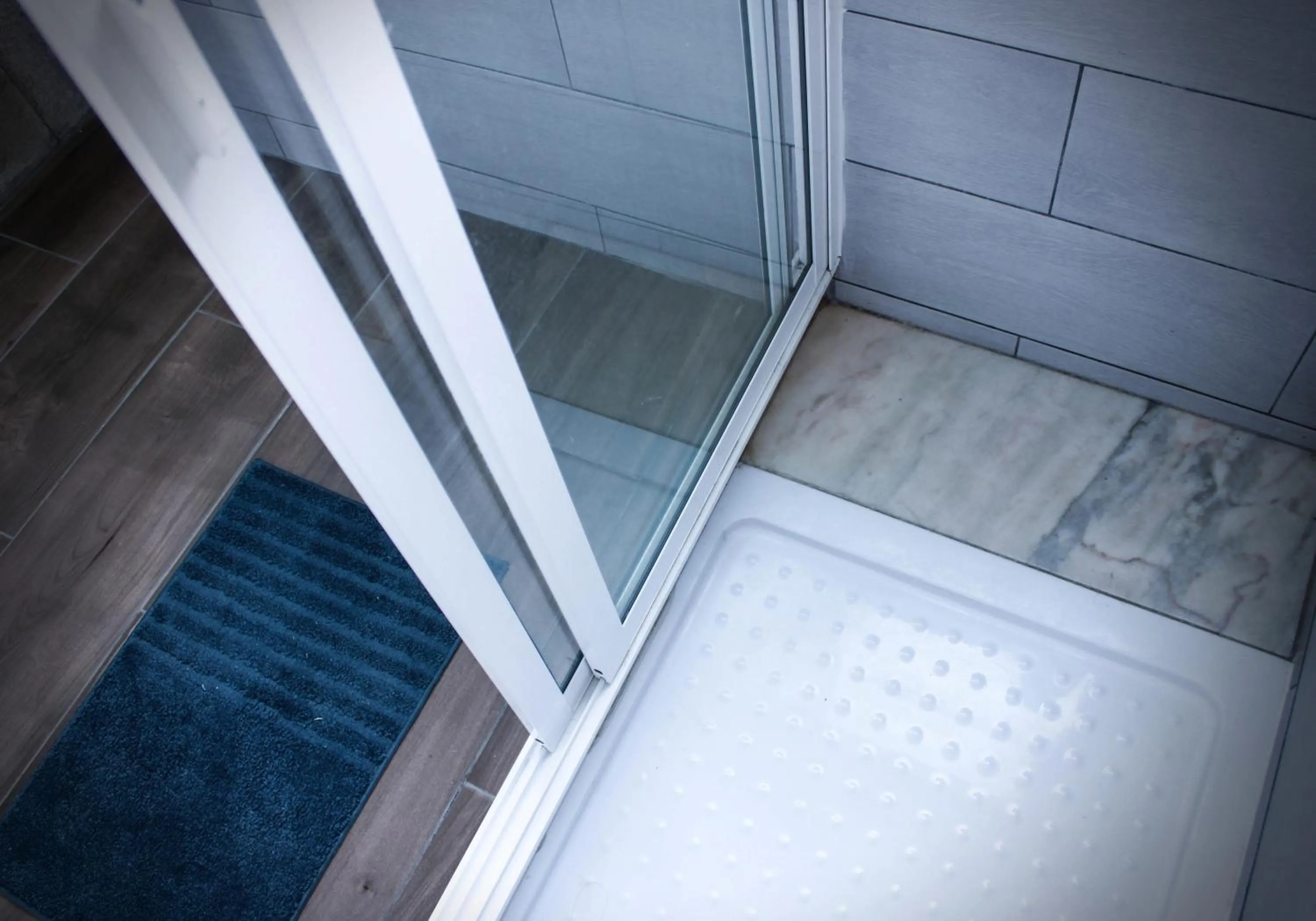 Shower in By Doors Hostel