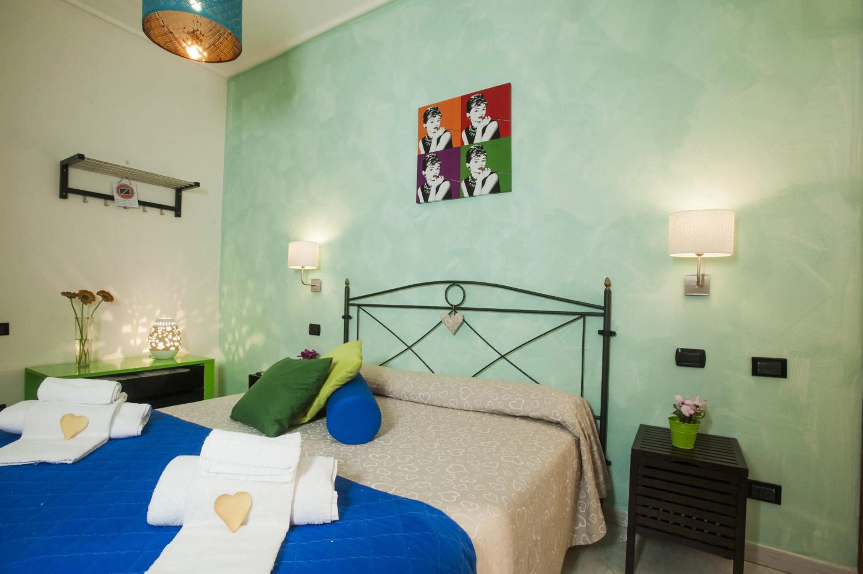 Decorative detail, Bed in B&B Elena