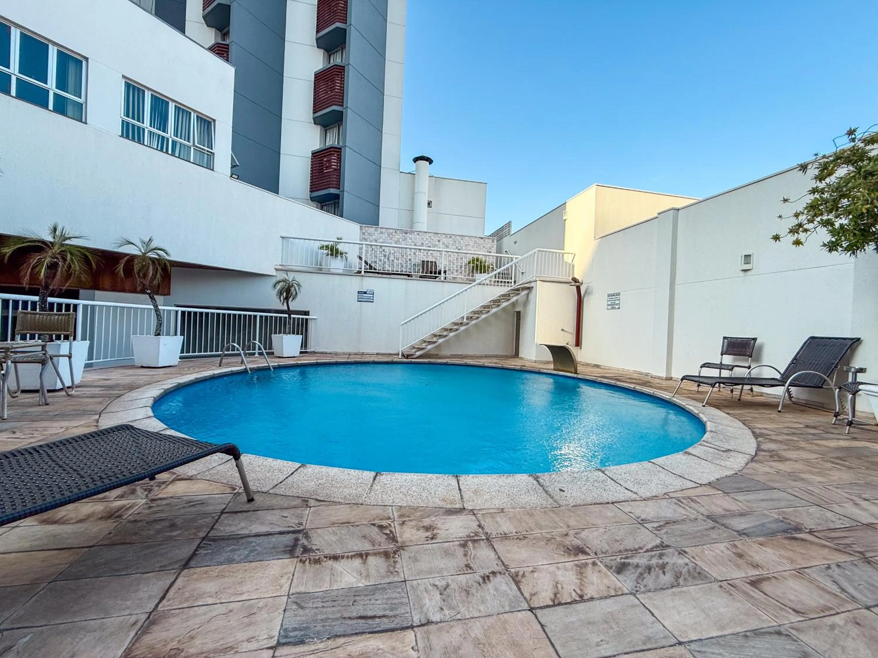 Pool view in Hotel Caiuá
