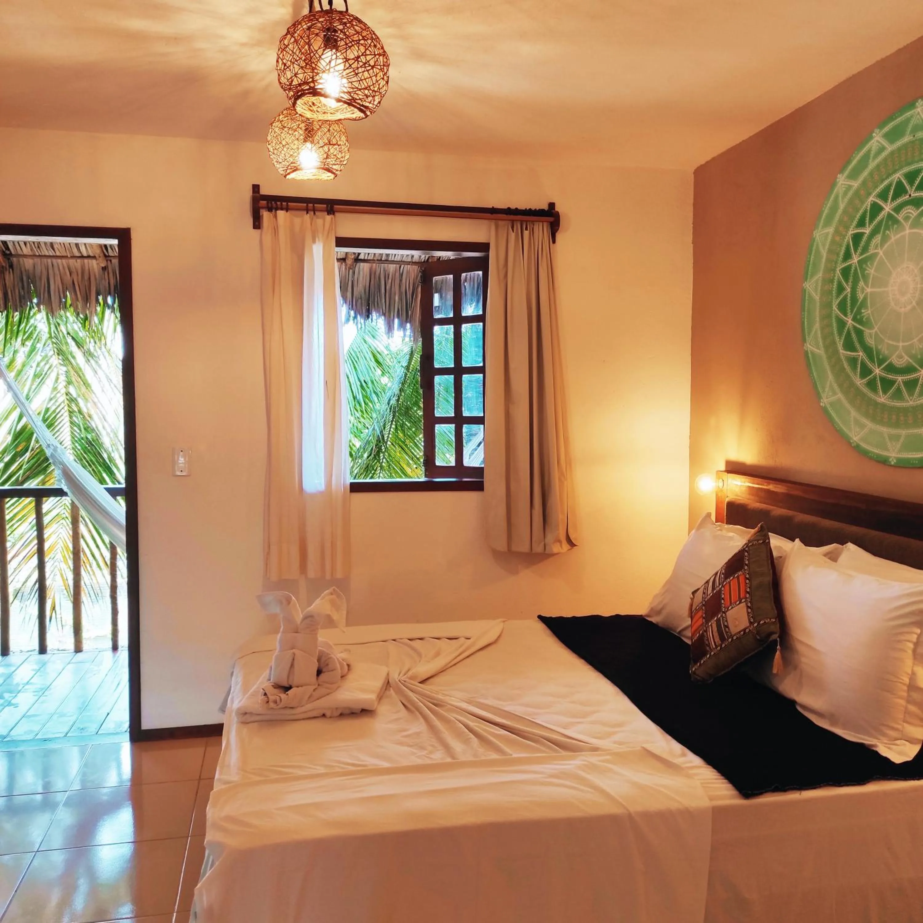 Bed in Pousada Tropical Brasil Jeri