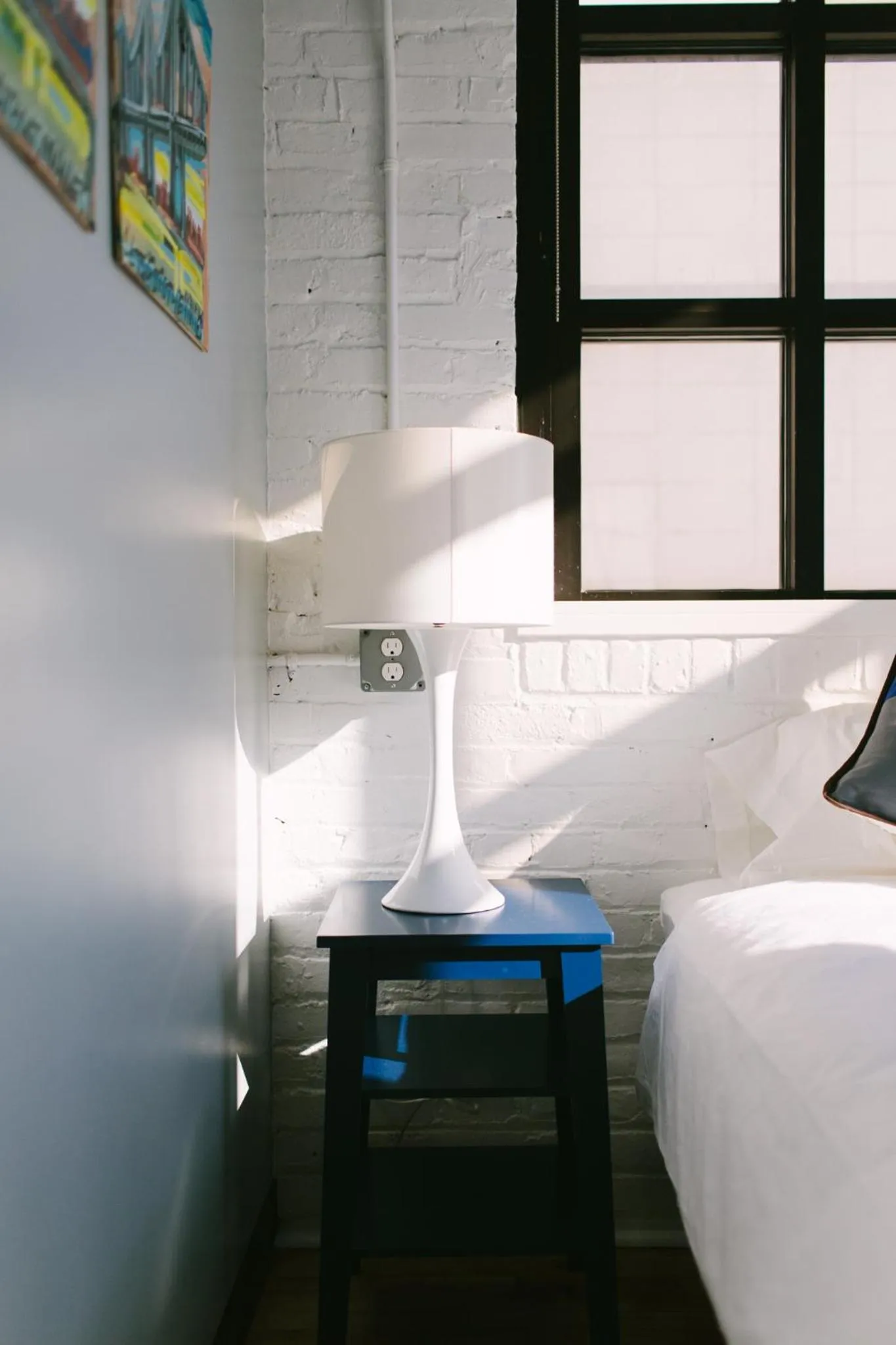 Decorative detail, Bed in The Local NY