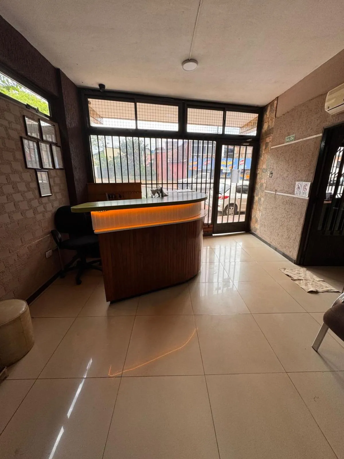 Lobby or reception in La Familia Hotel