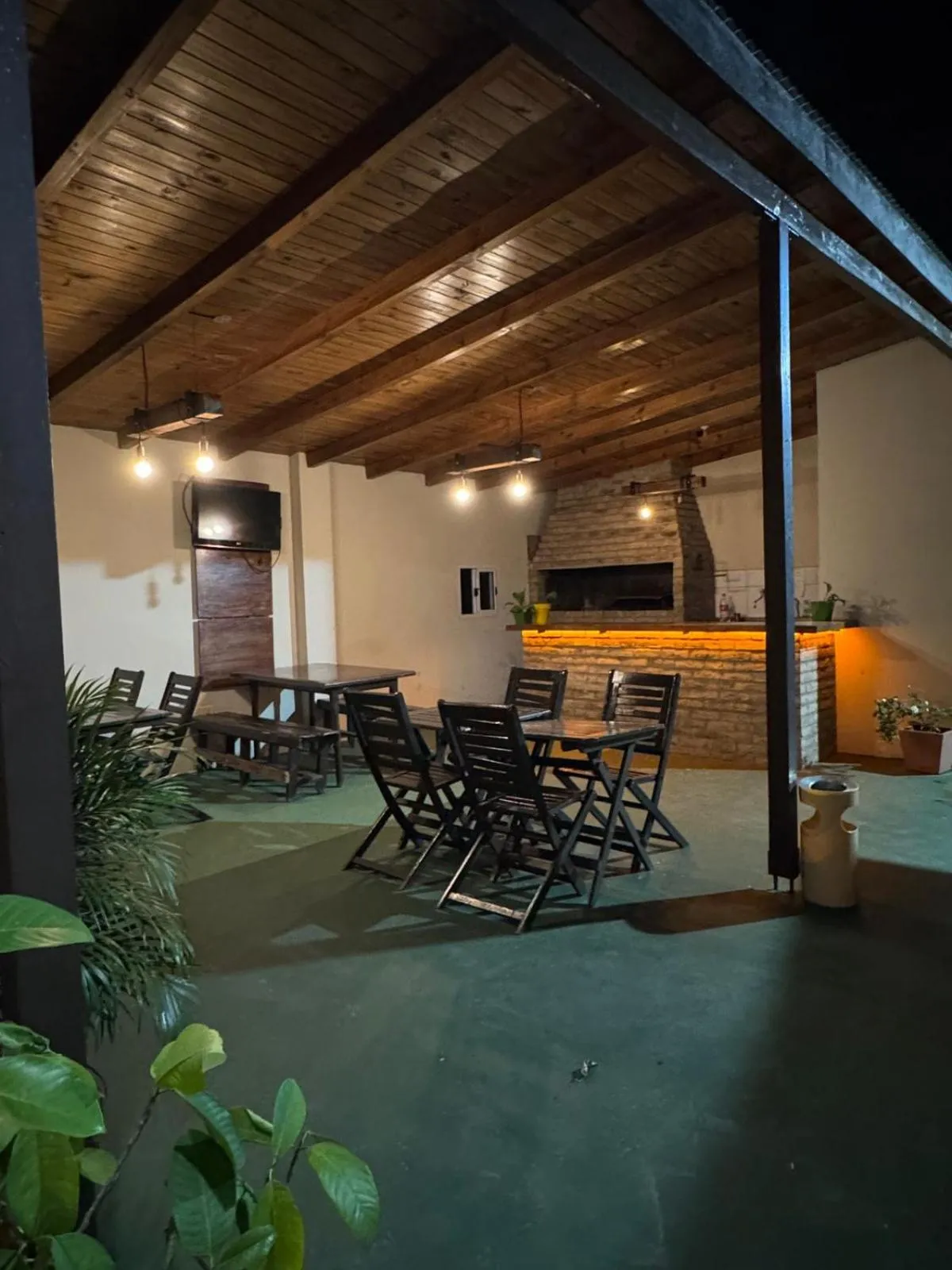 Patio in La Familia Hotel