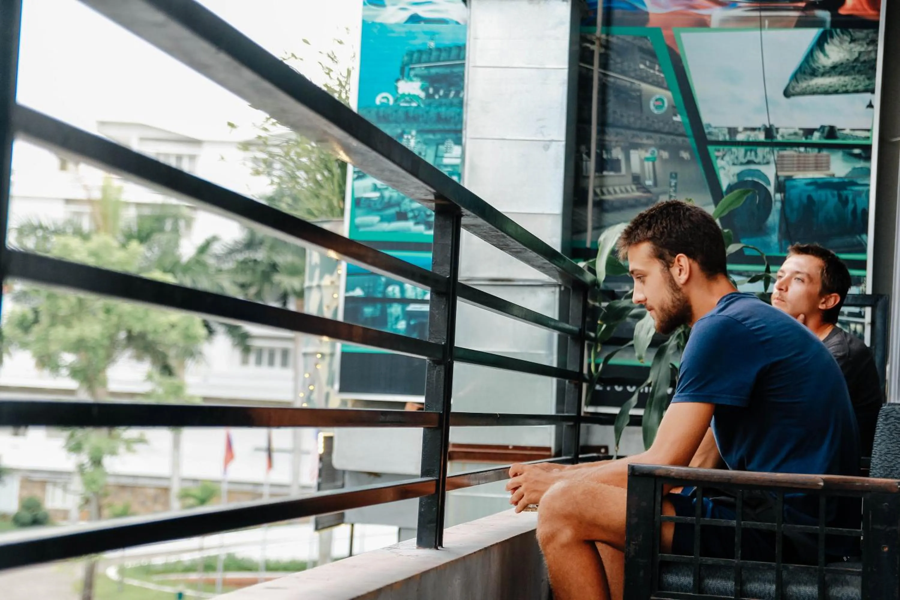 Balcony/Terrace in DMZ Hostel