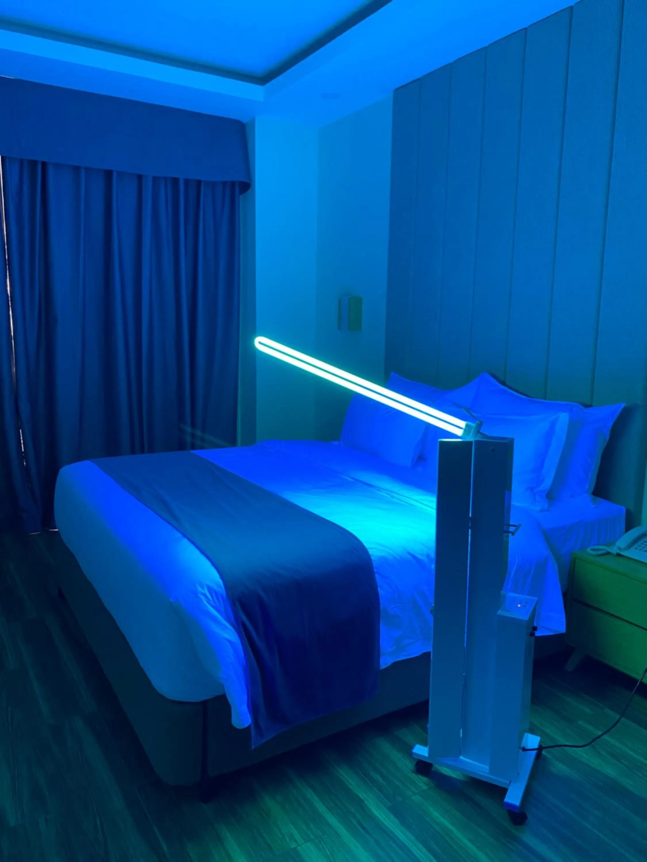 Bed in Bravo Tanauan Hotel