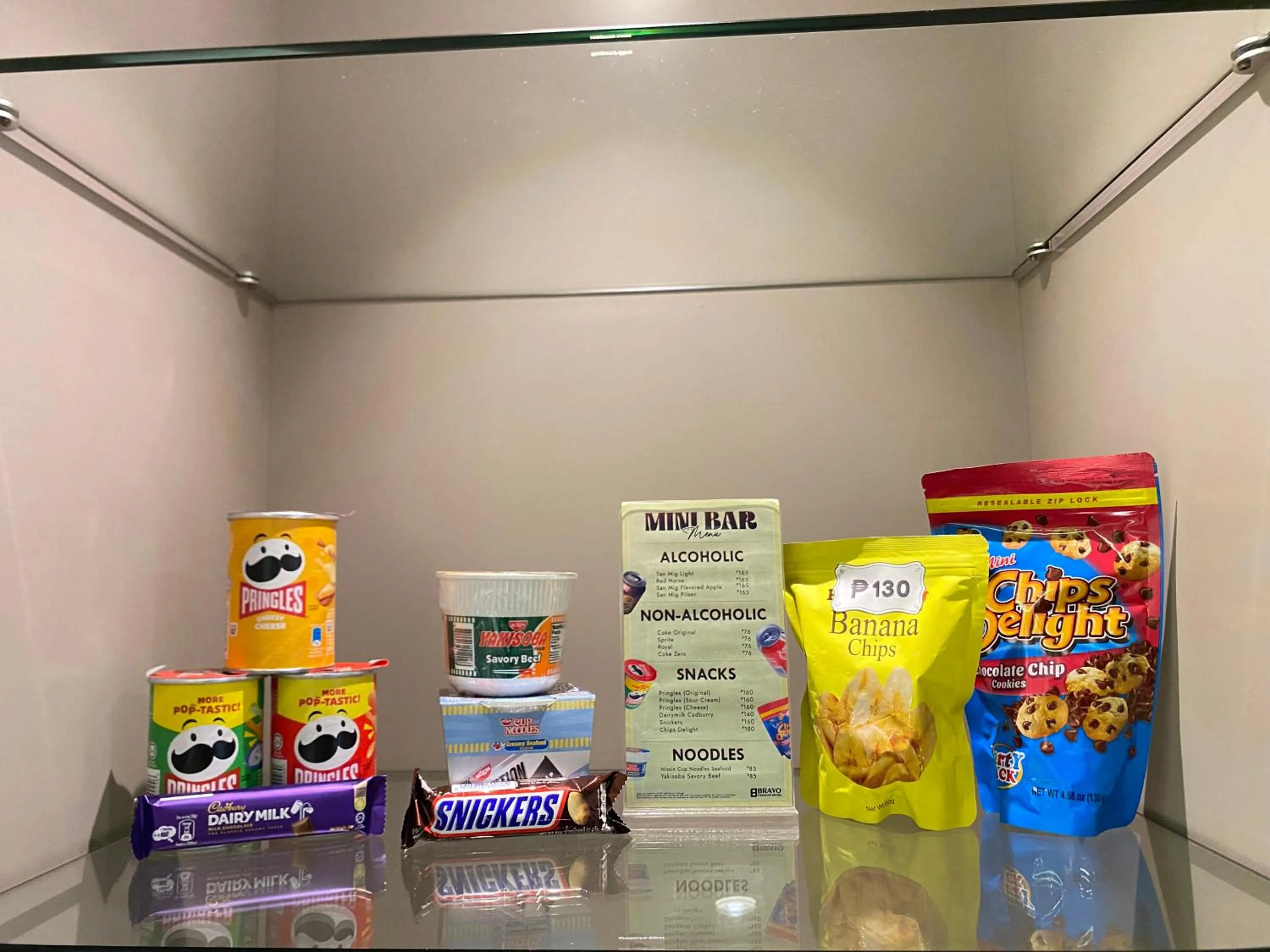 minibar in Bravo Tanauan Hotel