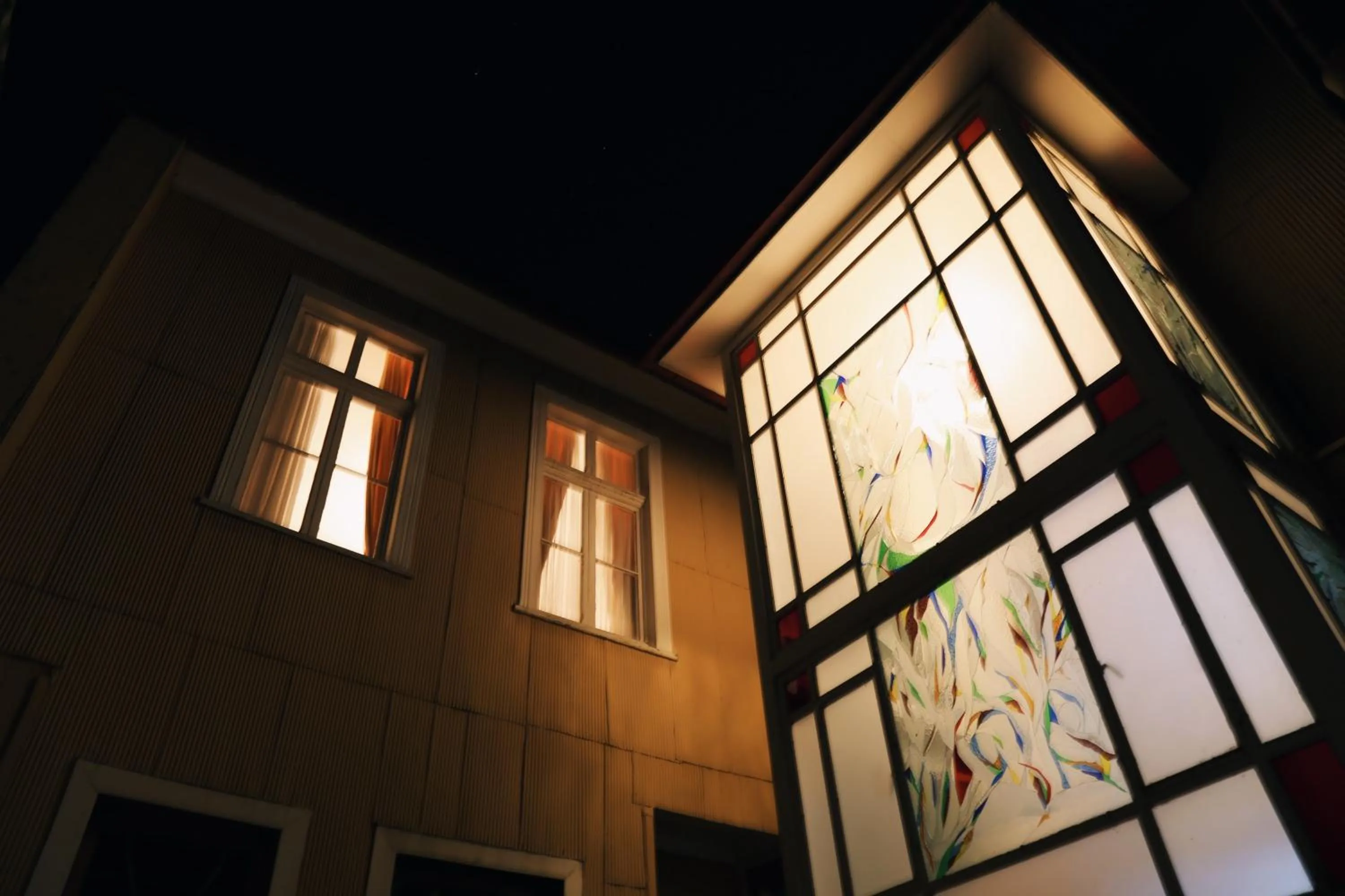 Inner courtyard view in Hotel Casa Somerscales