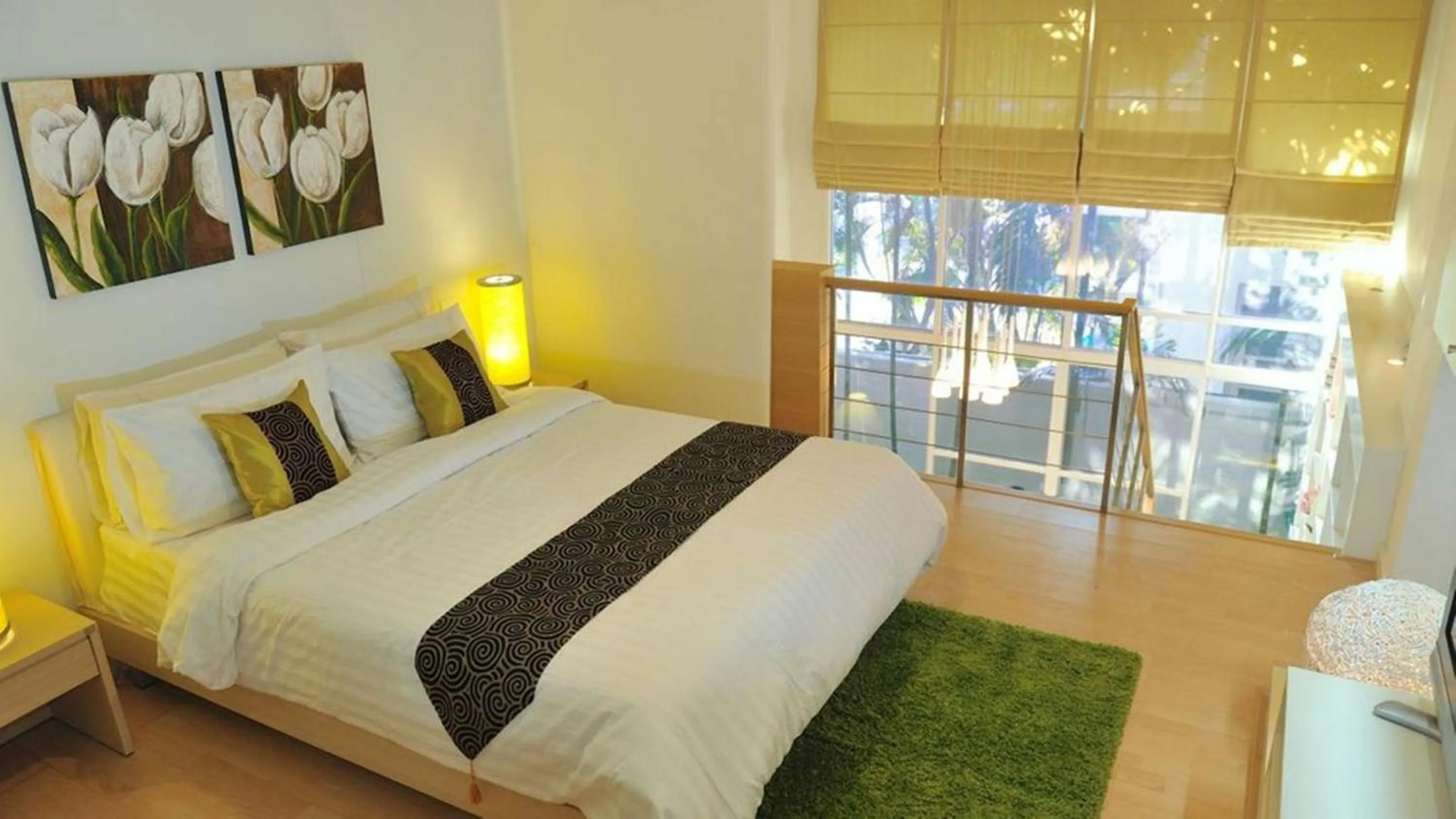 Bed in Duplex 21 Apartment
