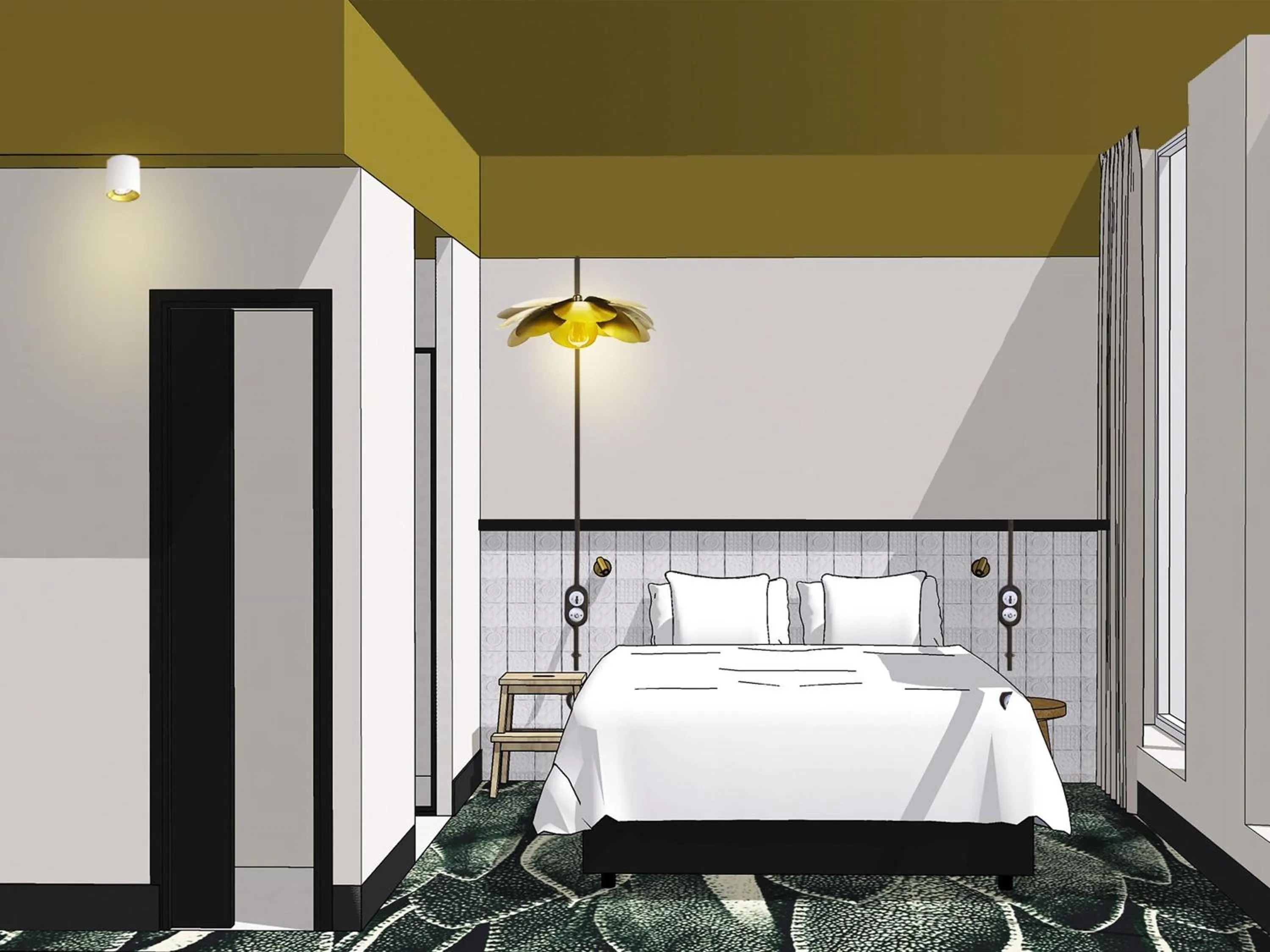 Bedroom, Bed in ibis Styles Paris Gare De Lyon TGV