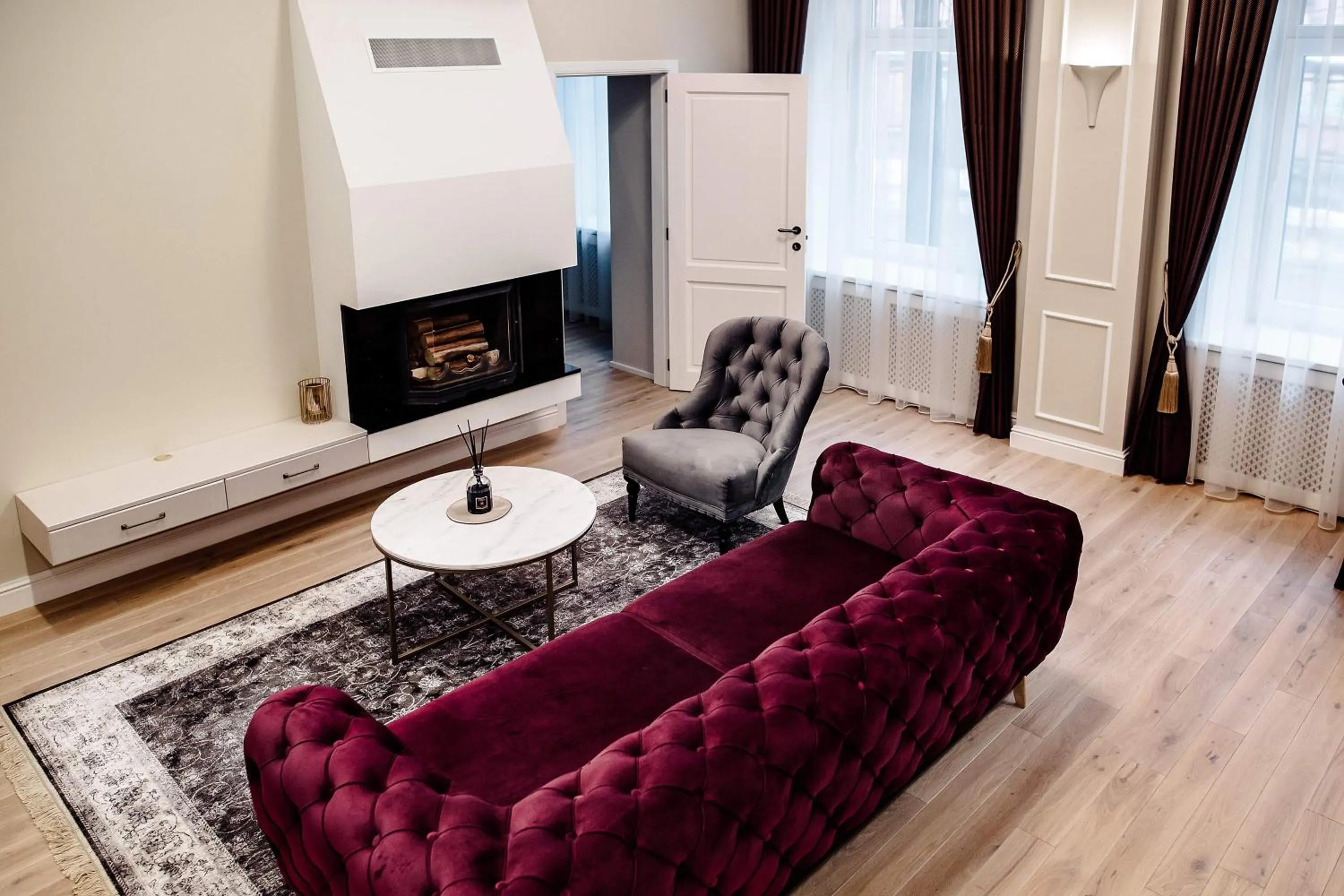Seating area in Kranto apartaments