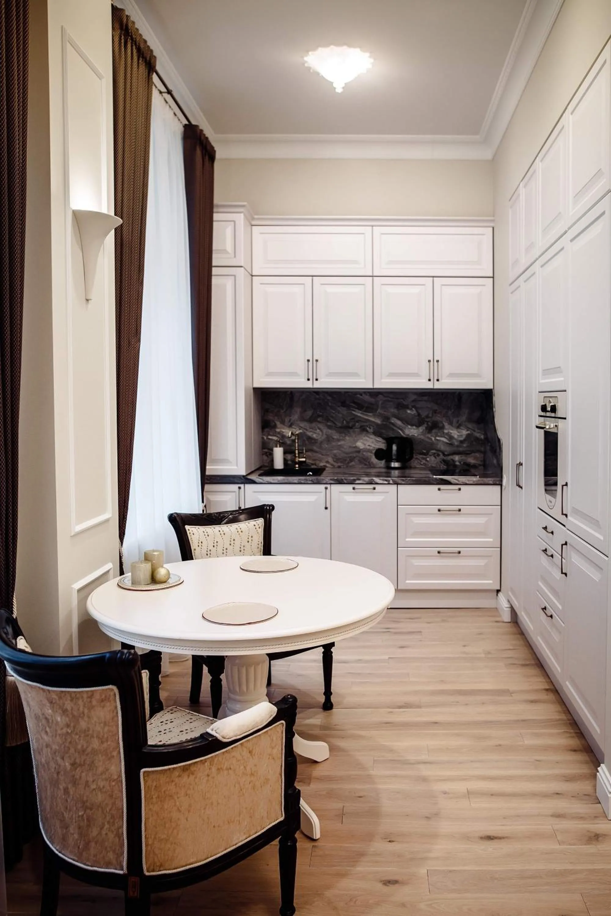 Communal kitchen in Kranto apartaments