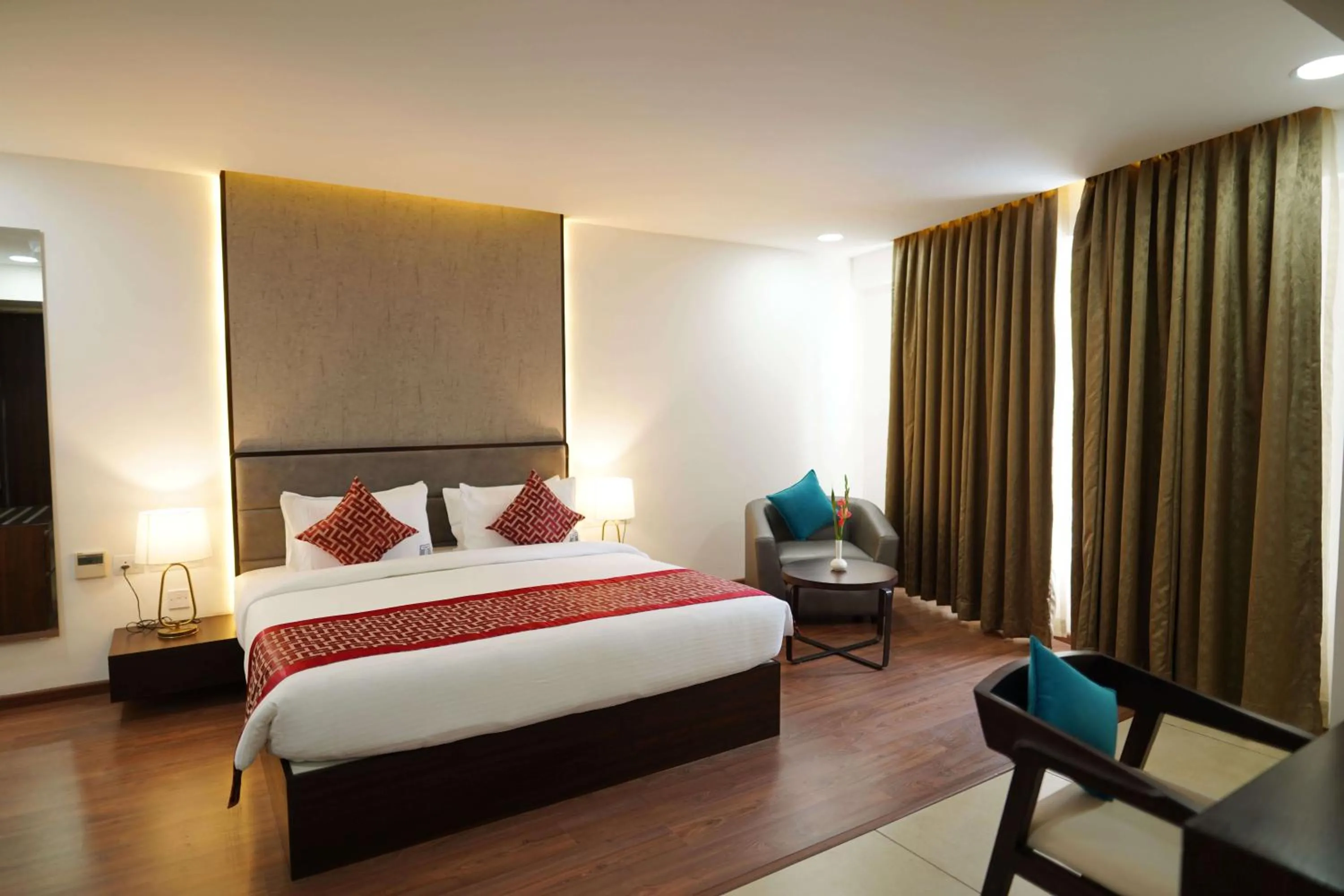 Photo of the whole room, Bed in The Terrace by Ladder Mgd by Citrine