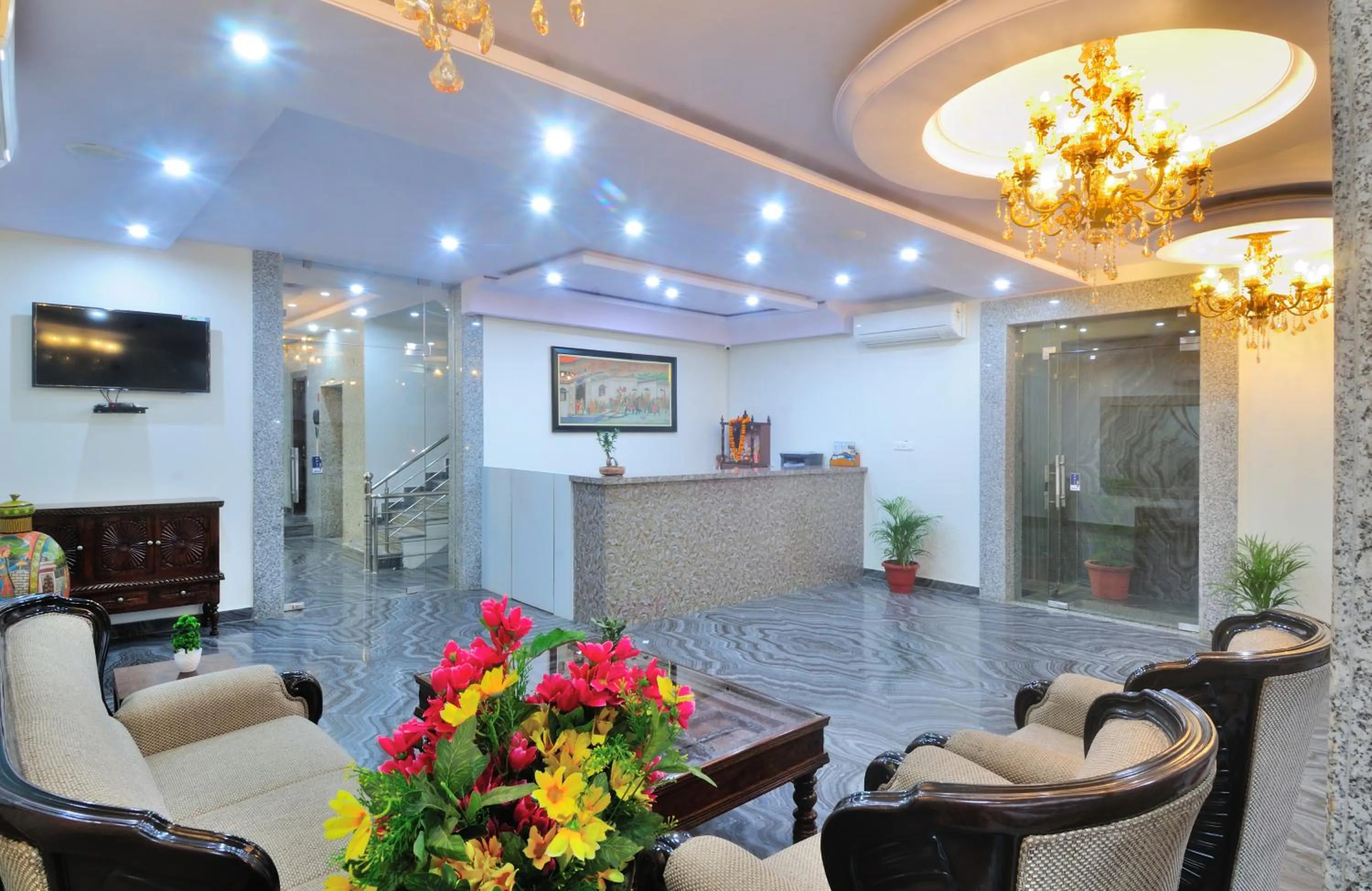 Lobby or reception in Trimrooms Mount Blue