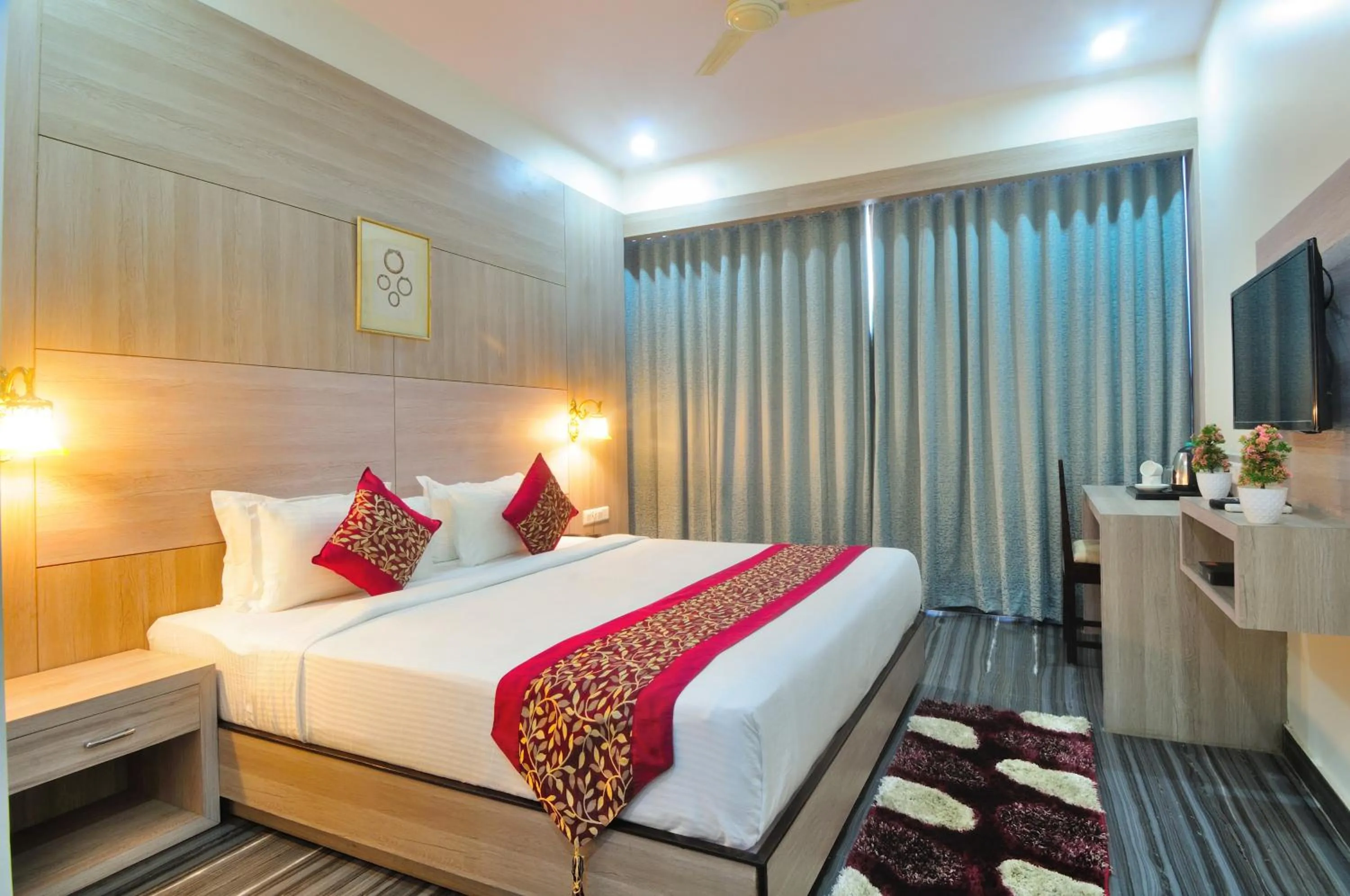 Bedroom, Bed in Trimrooms Mount Blue