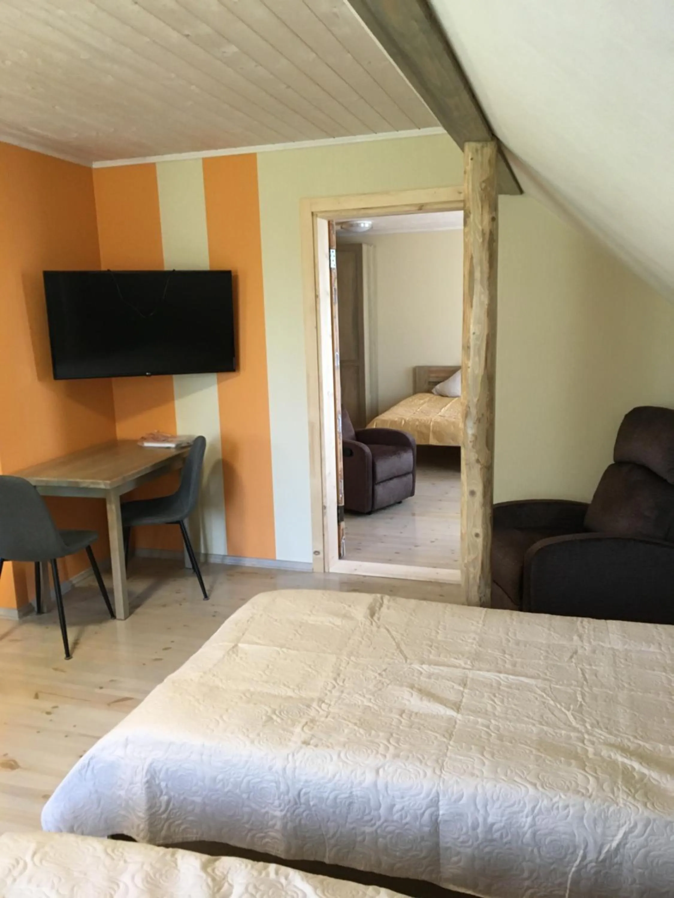 Bedroom, Bed in Krūmiņmāja