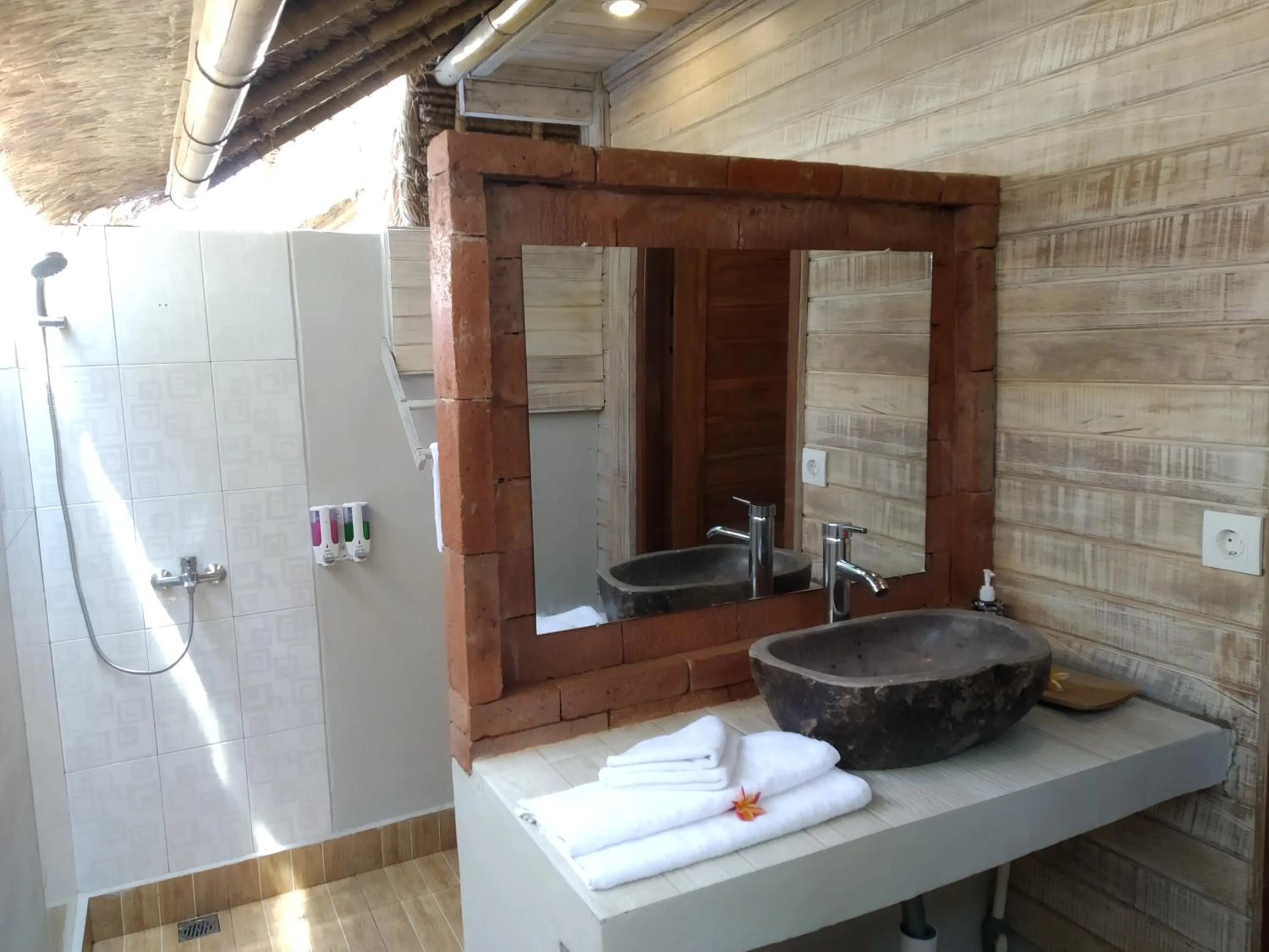 Bathroom in HoneyBee Huts