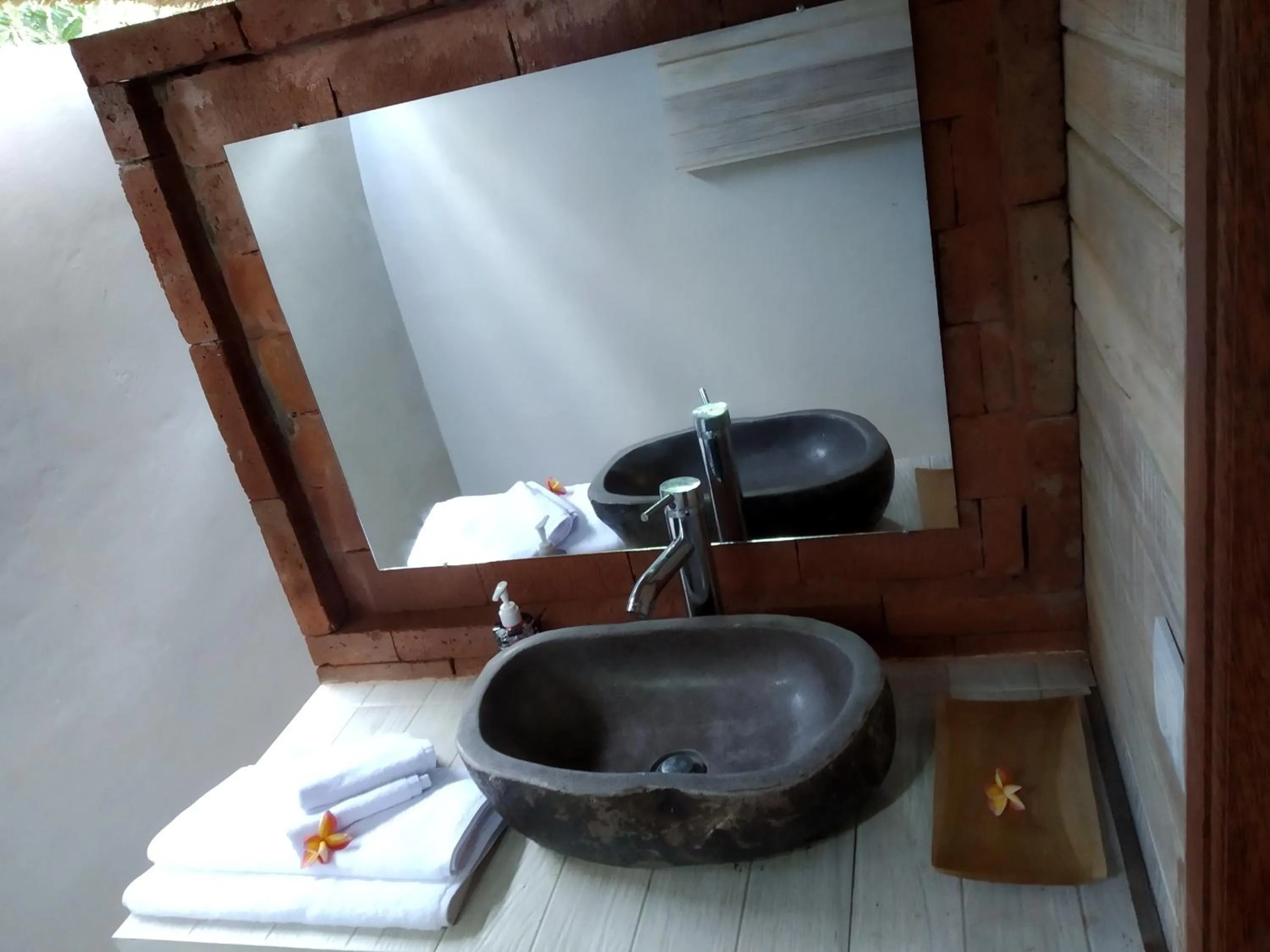 Bathroom in HoneyBee Huts