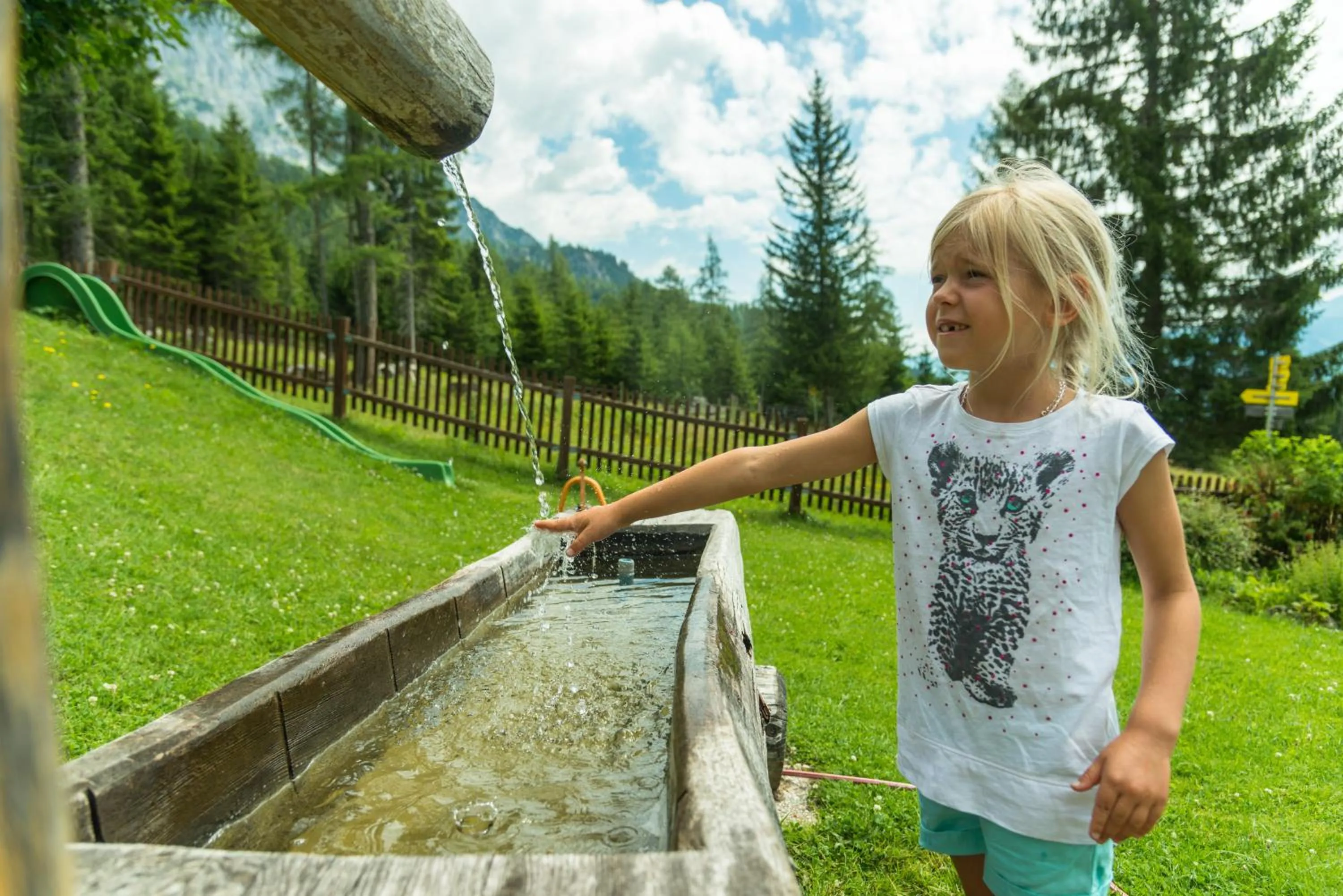 Children play ground in Gasthof Edelbrunn