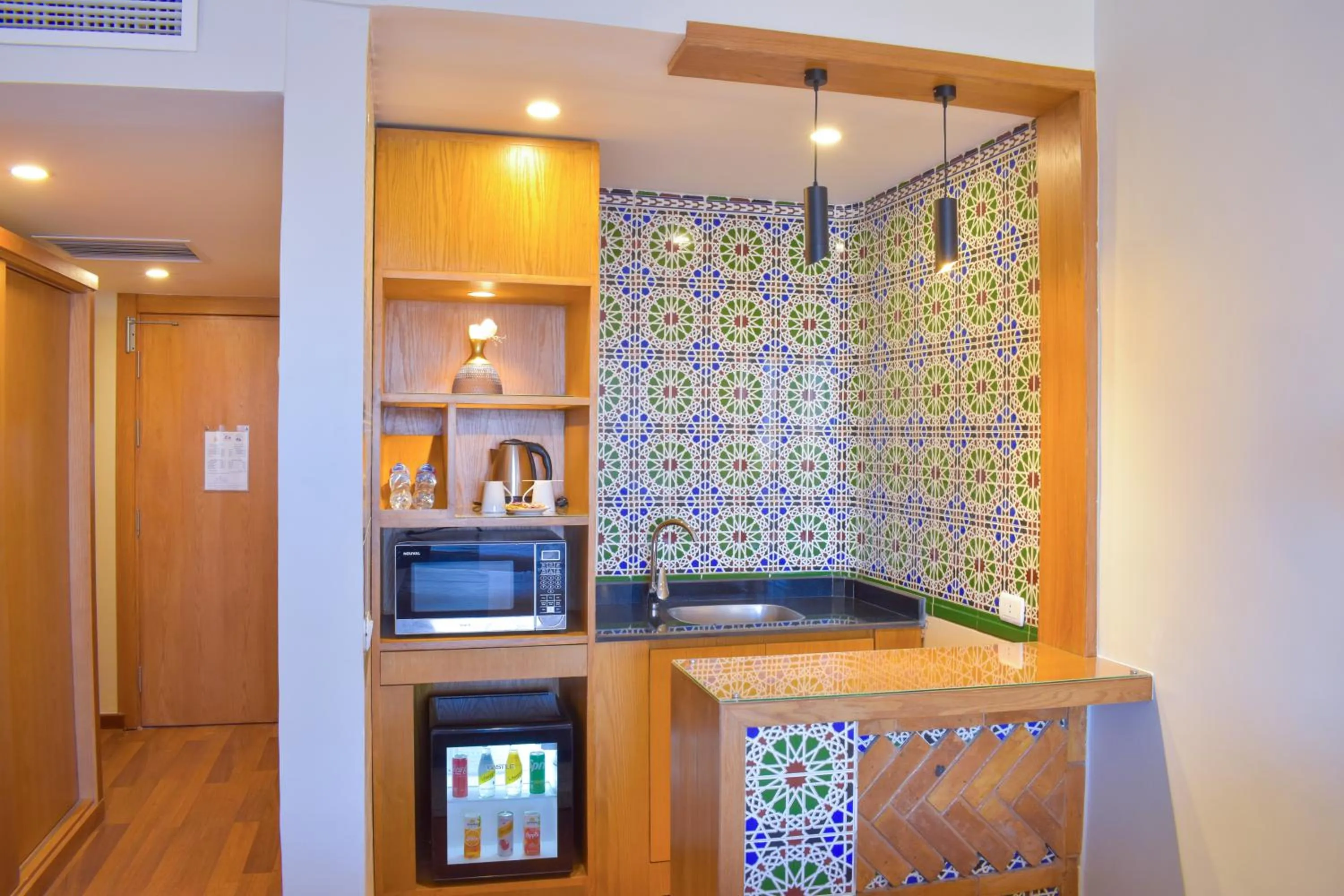 Kitchen or kitchenette in Basma Executive Club