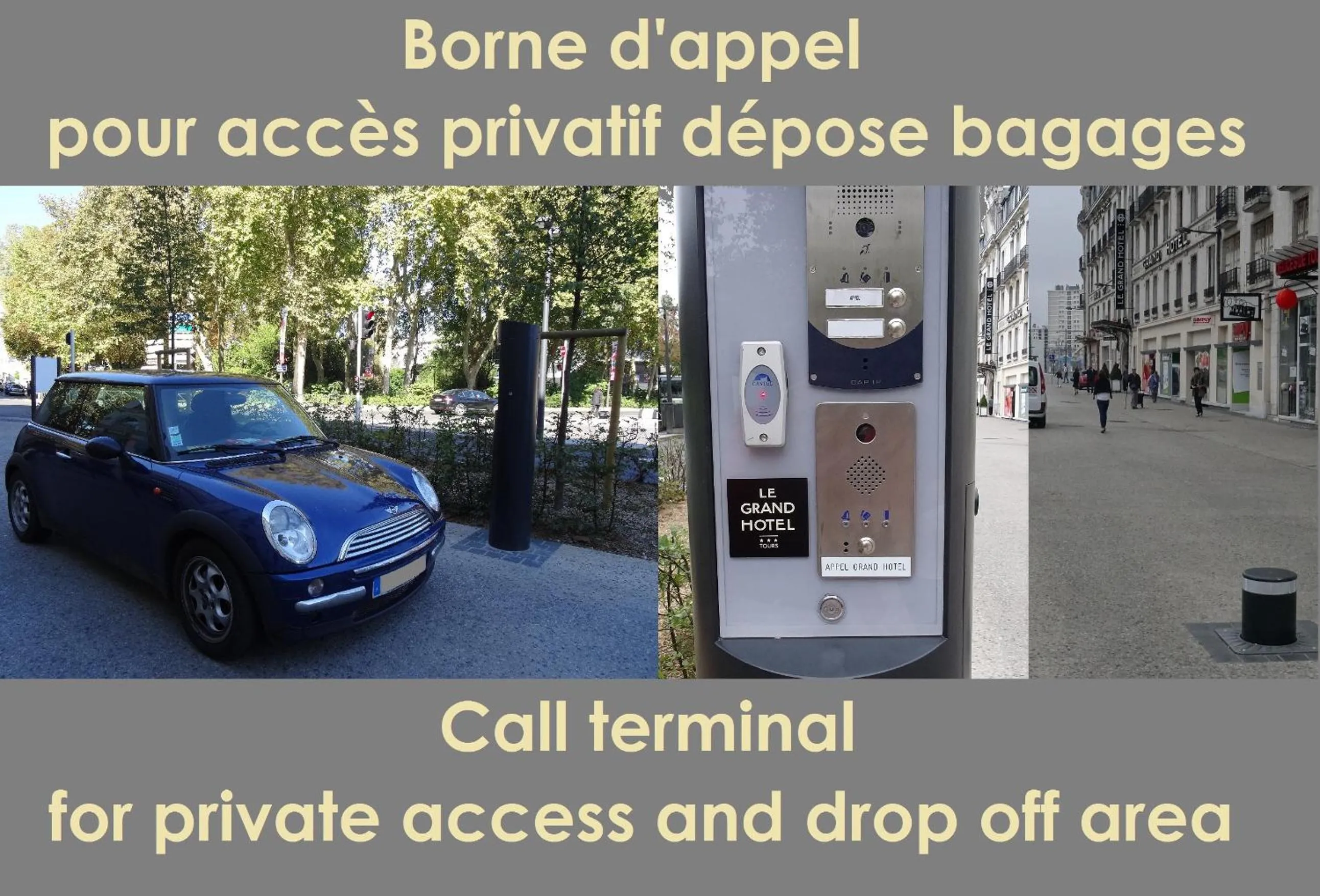 Off site in Le Grand Hotel