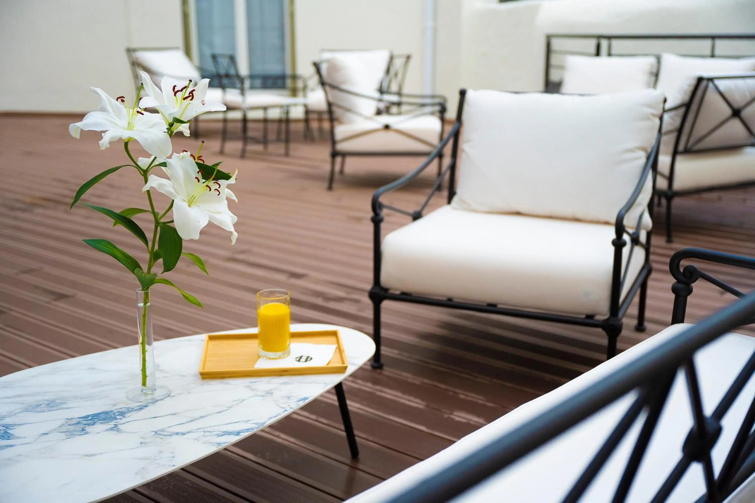 Balcony/Terrace in Le Grand Hotel