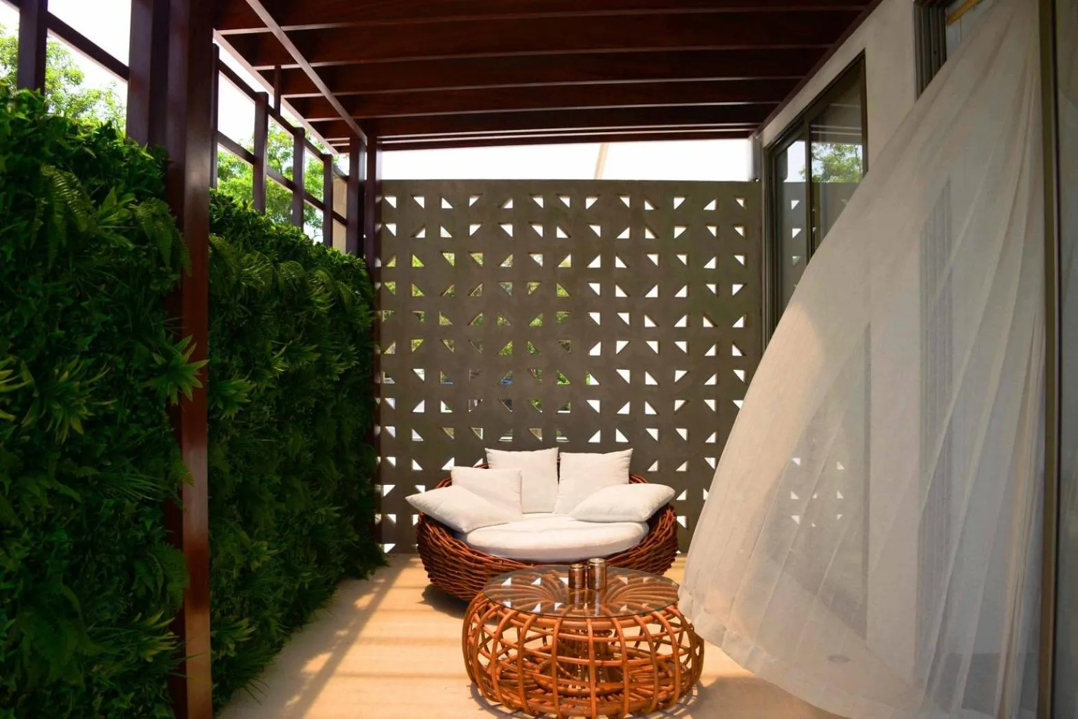 Balcony/Terrace in Garten Hotel