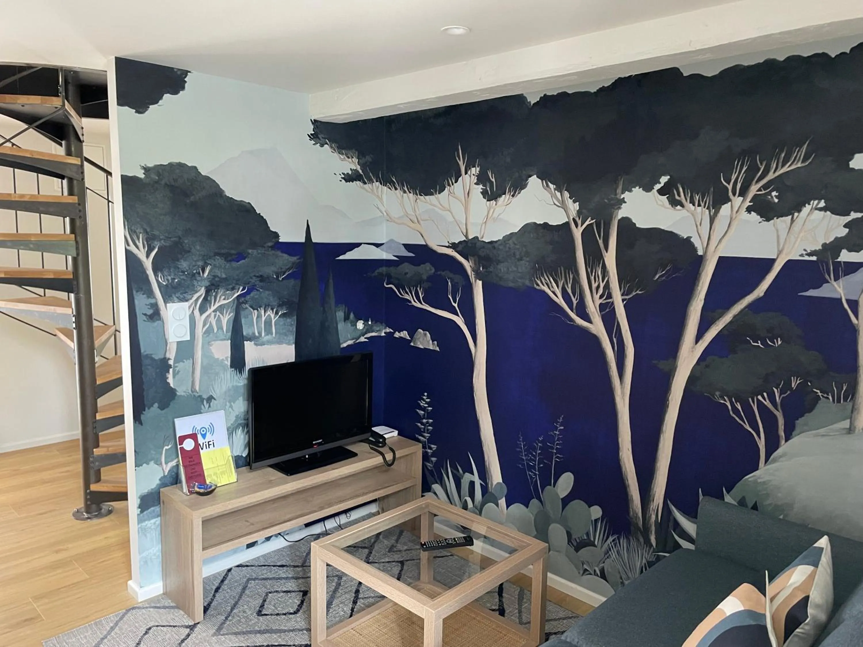 TV and multimedia in CITOTEL La Chaumière Roz-Aven