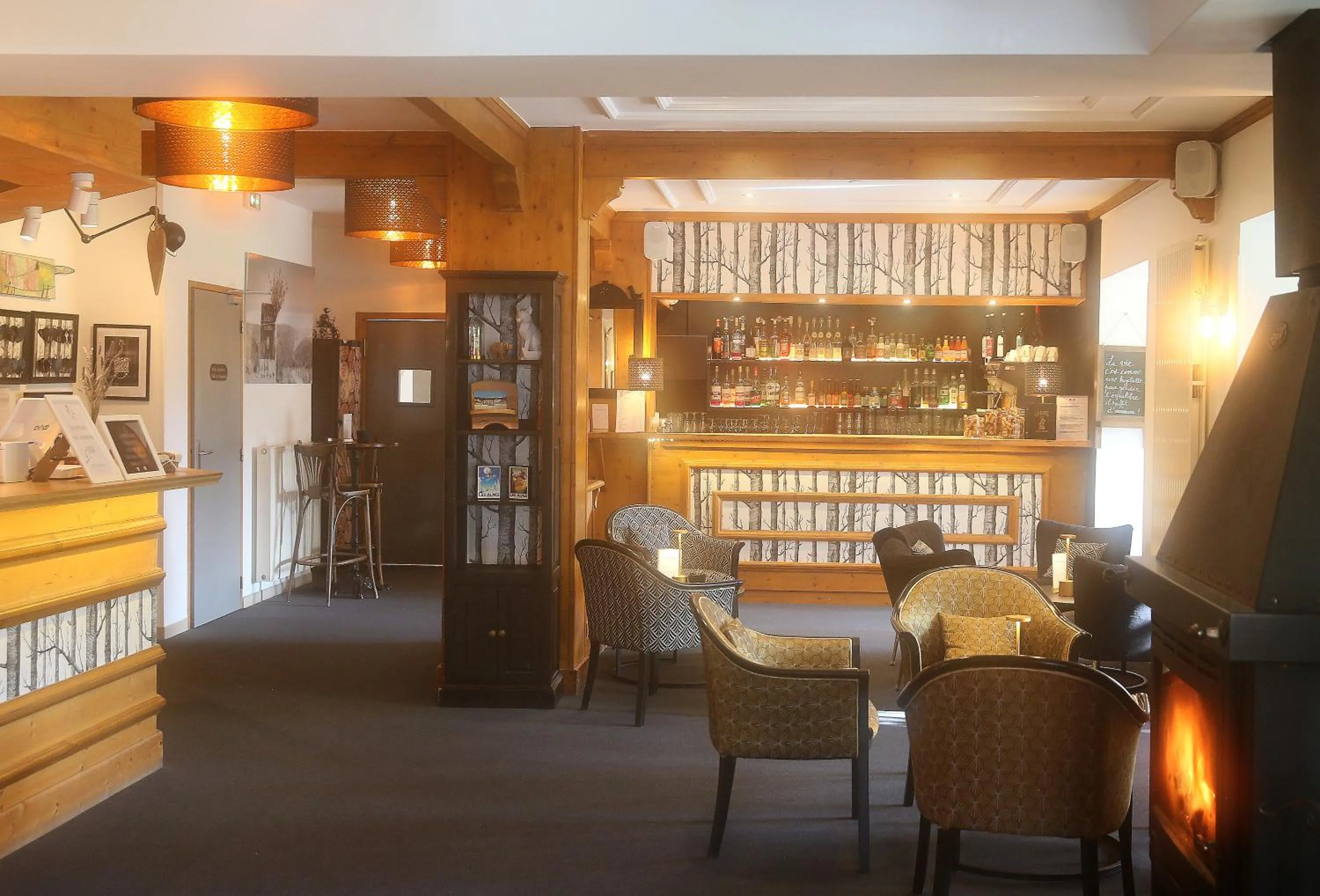 Living room in Hôtel Restaurant La Buffe