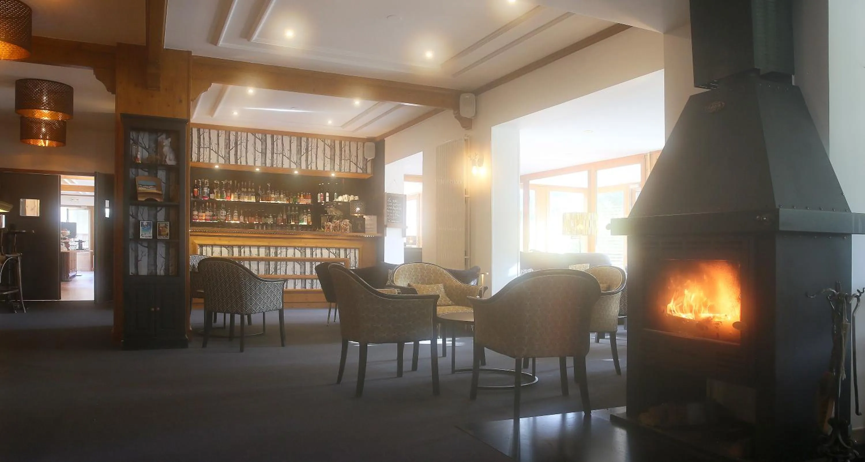 Living room in Hôtel Restaurant La Buffe