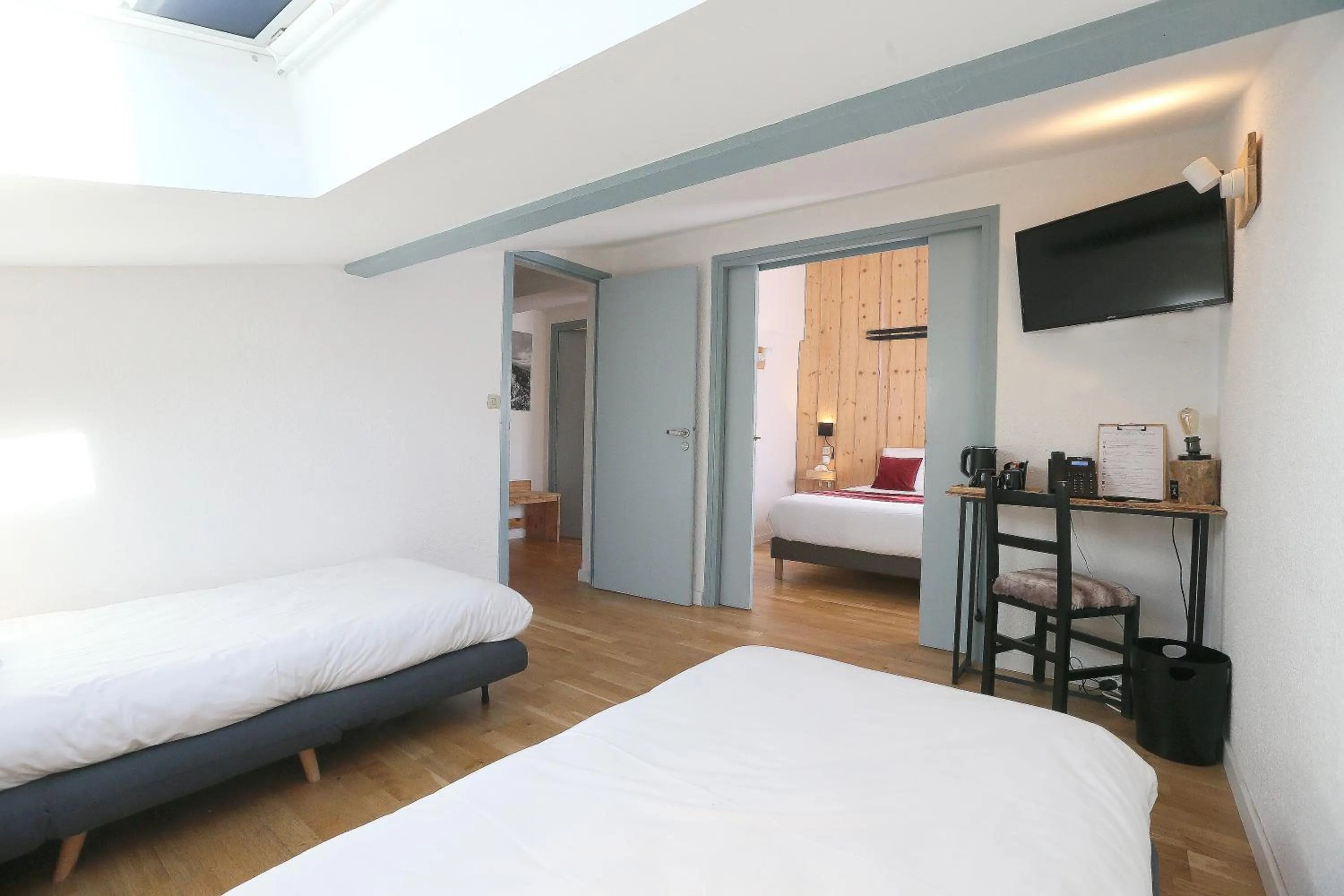 Bedroom, Bed in Hôtel Restaurant La Buffe