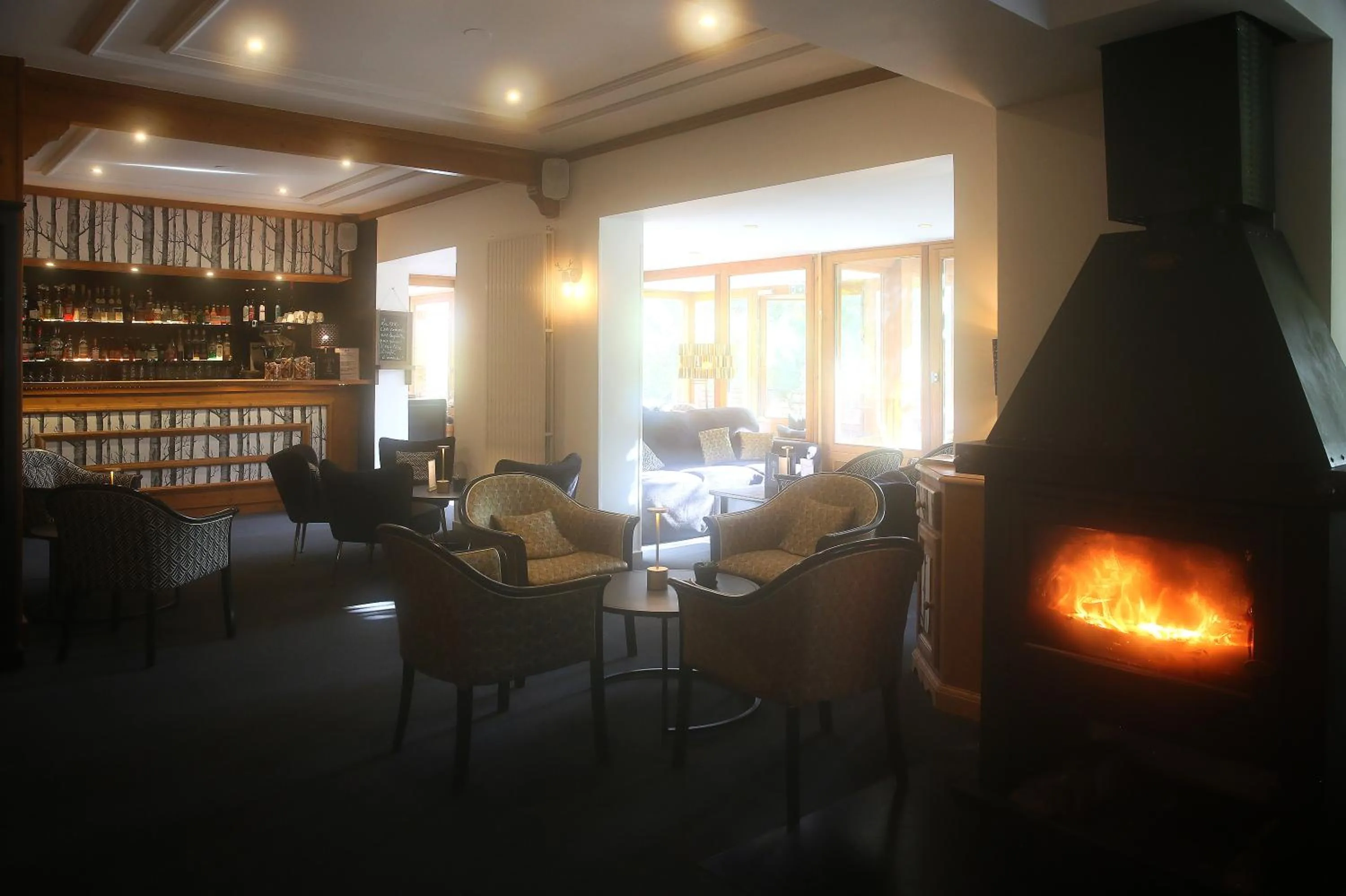 Living room in Hôtel Restaurant La Buffe