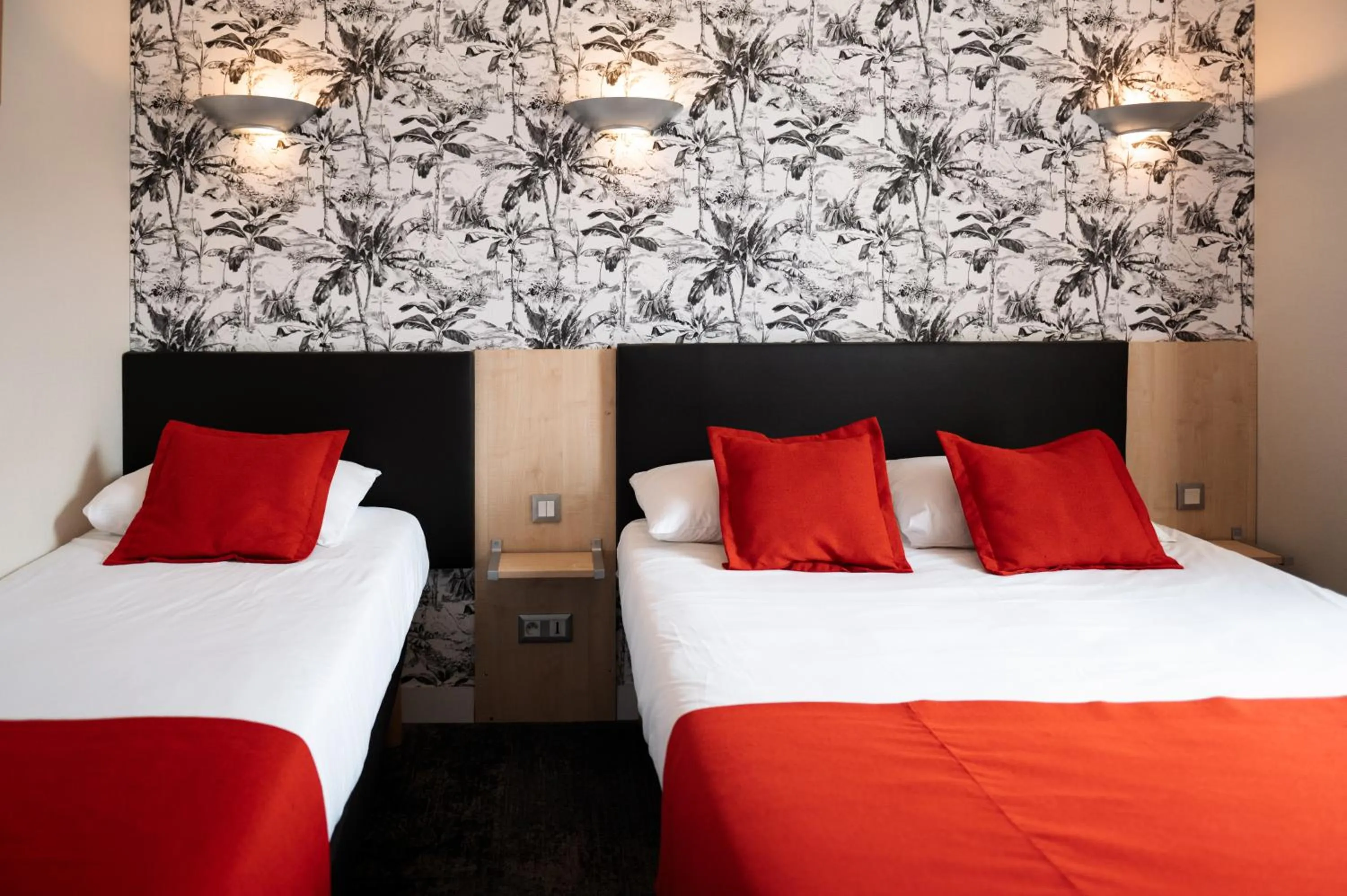 Bed in Hôtel Bellevue