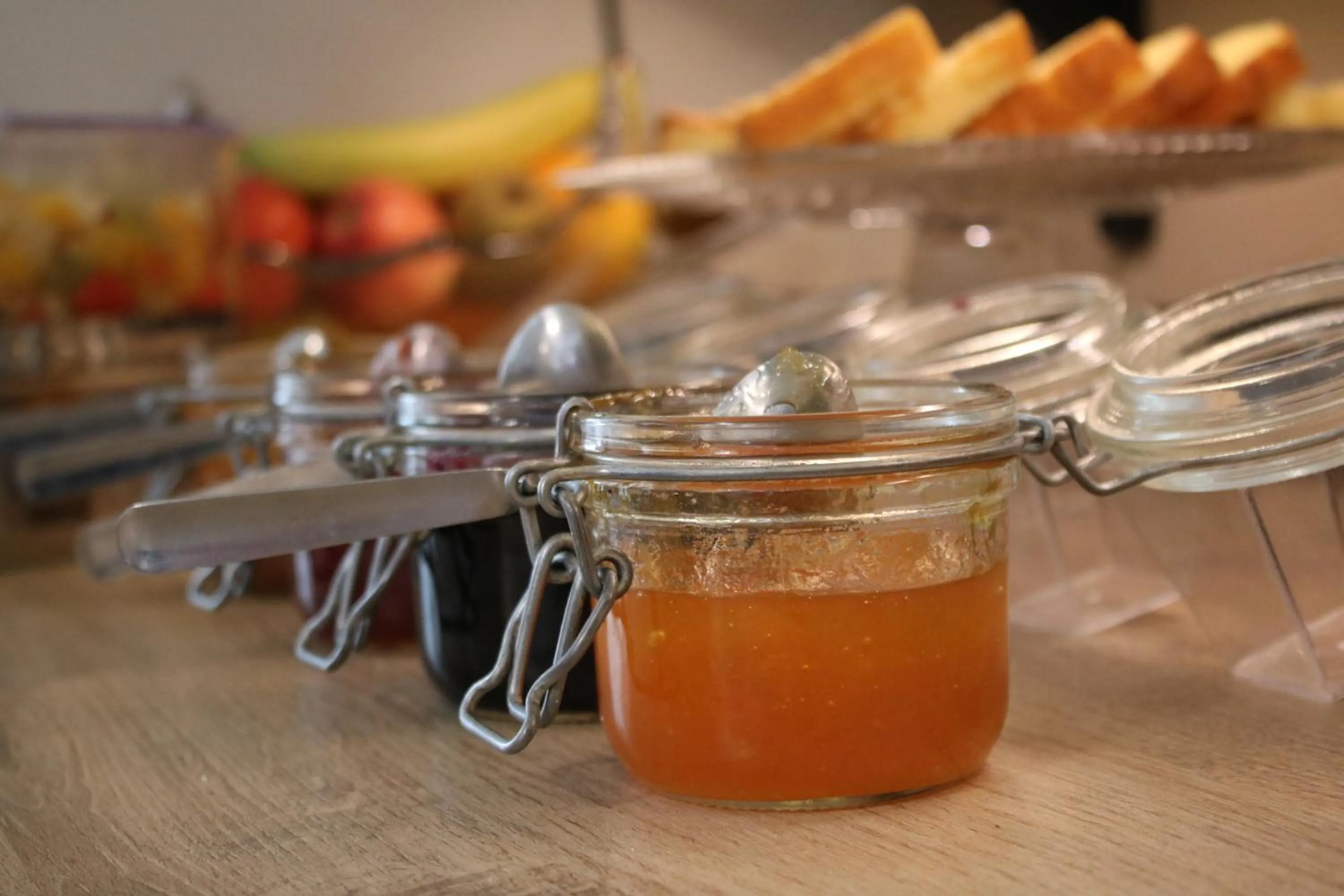 Buffet breakfast in Hôtel Bellevue