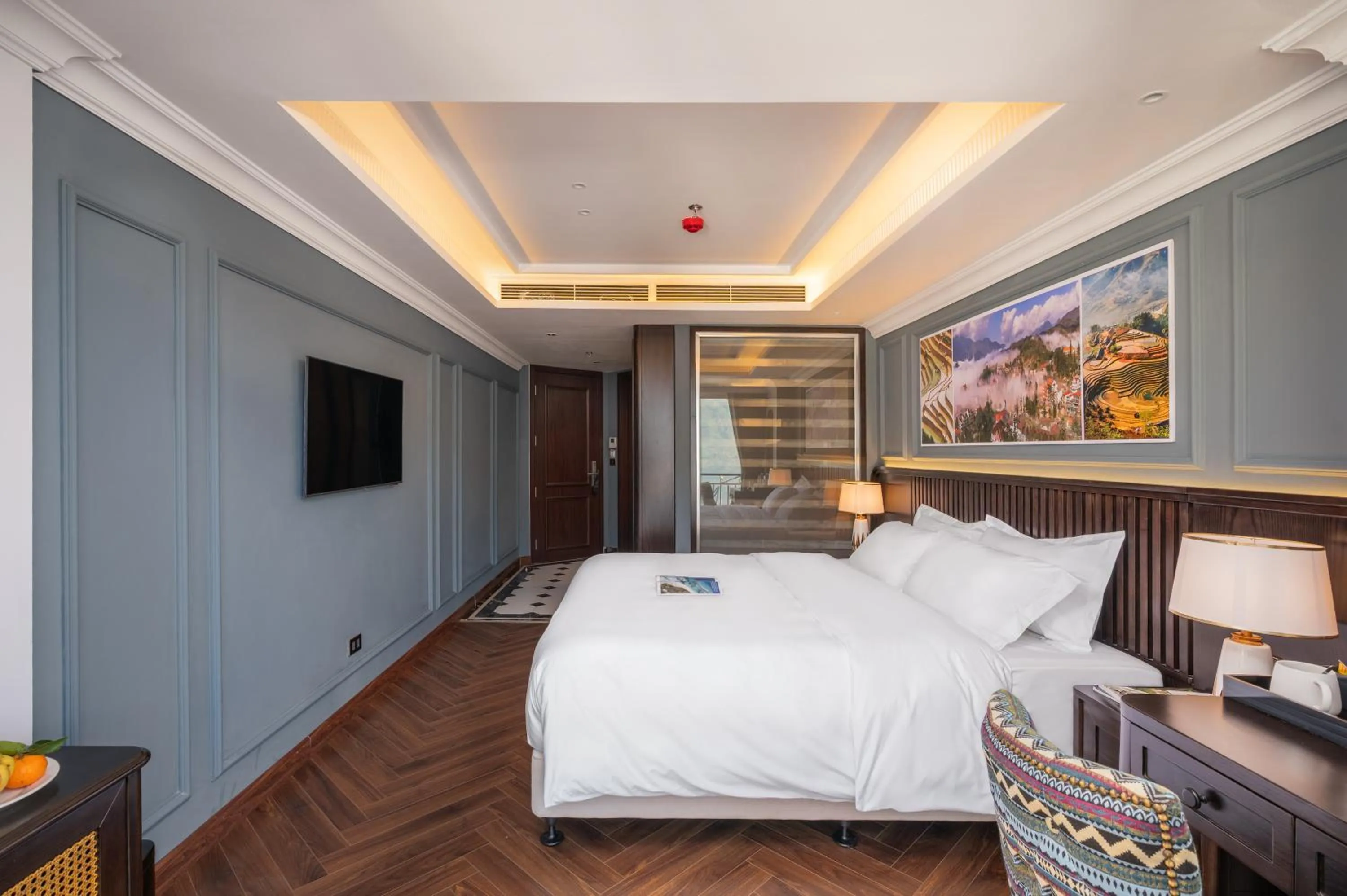 Bed in Sapa Horizon Hotel