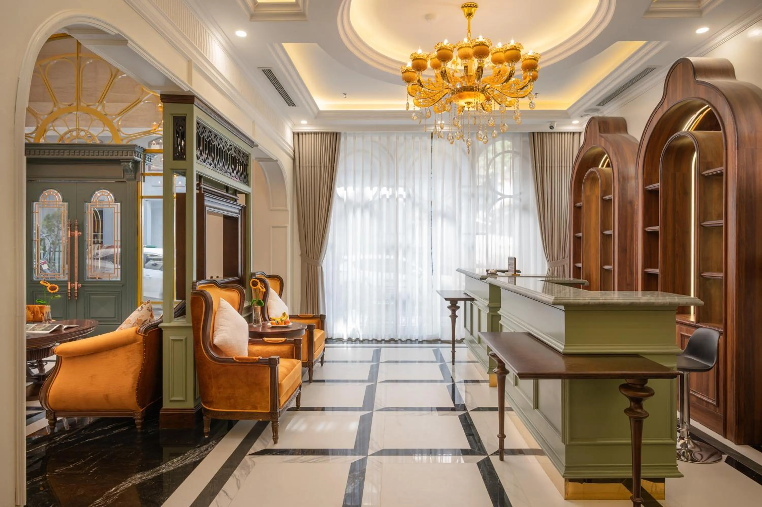 Seating area in Sapa Horizon Hotel