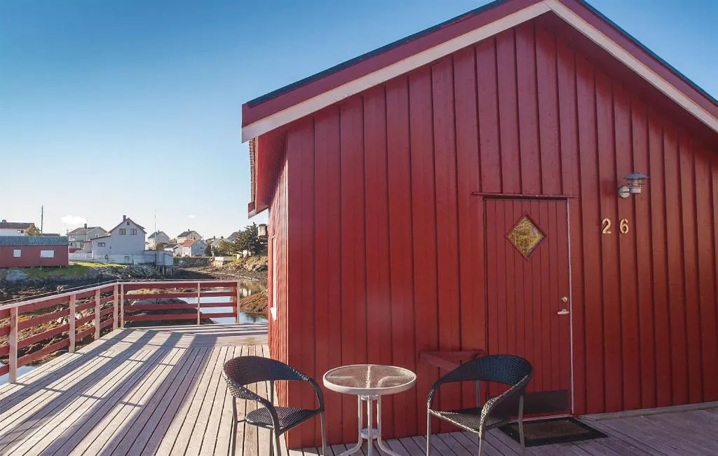 Balcony/Terrace in Henningsvær Rorbuer