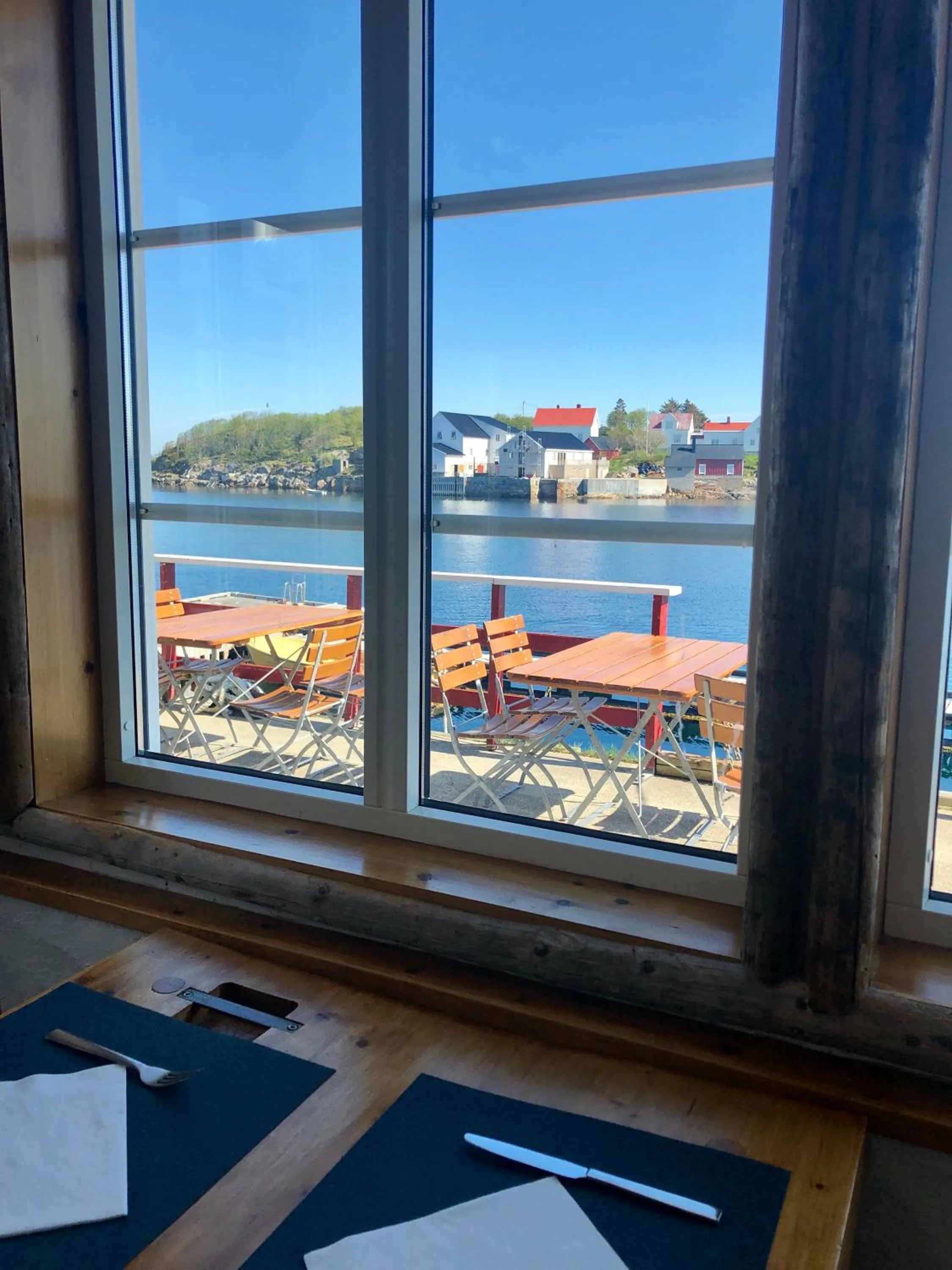 Sea view in Henningsvær Rorbuer