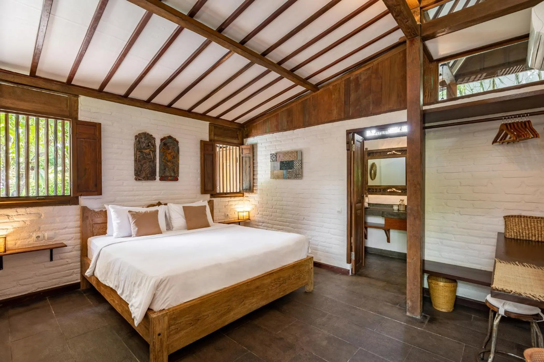 Bed in Rimba Villas Gili Air