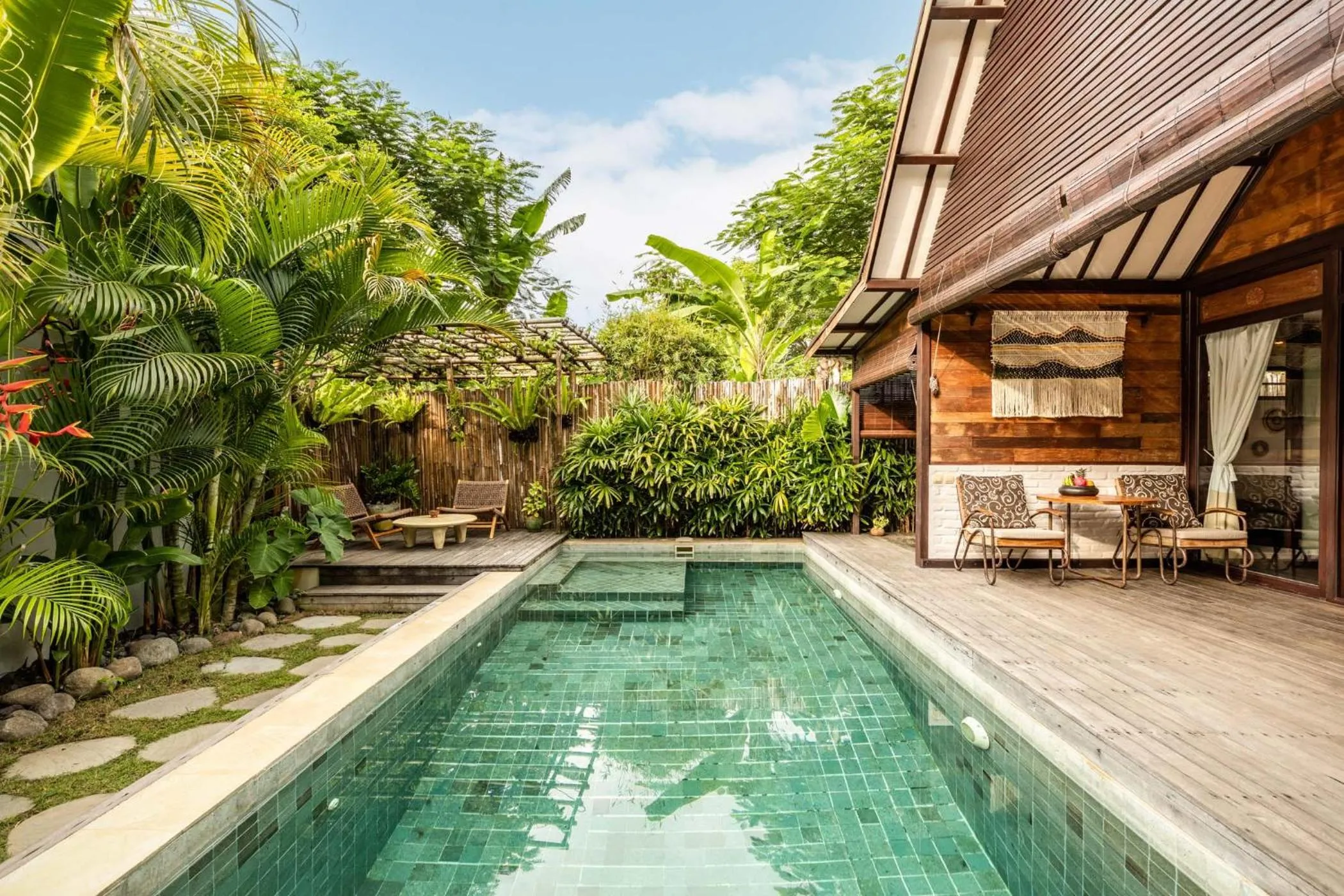 Swimming pool in Rimba Villas Gili Air