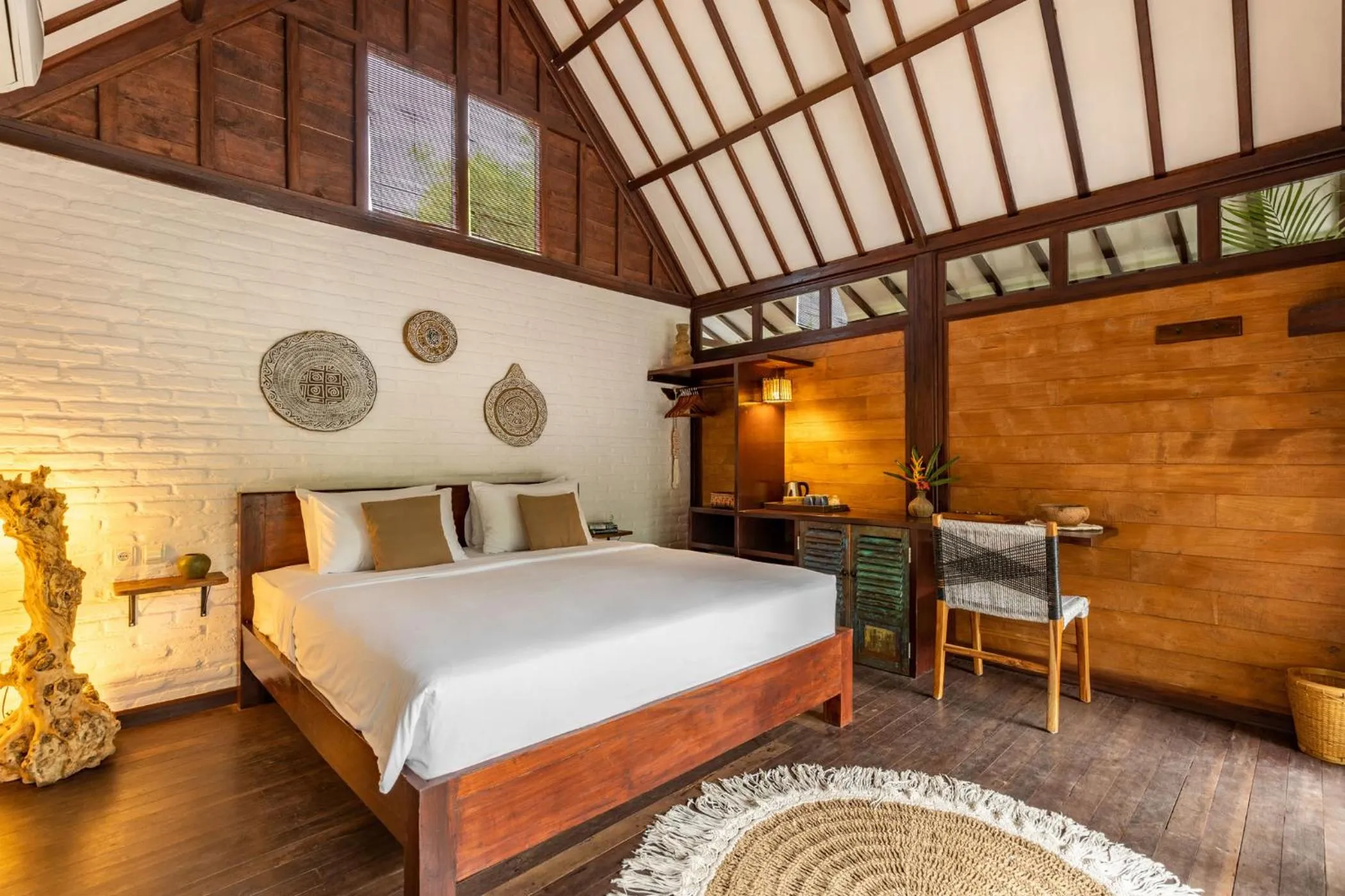 Bed in Rimba Villas Gili Air