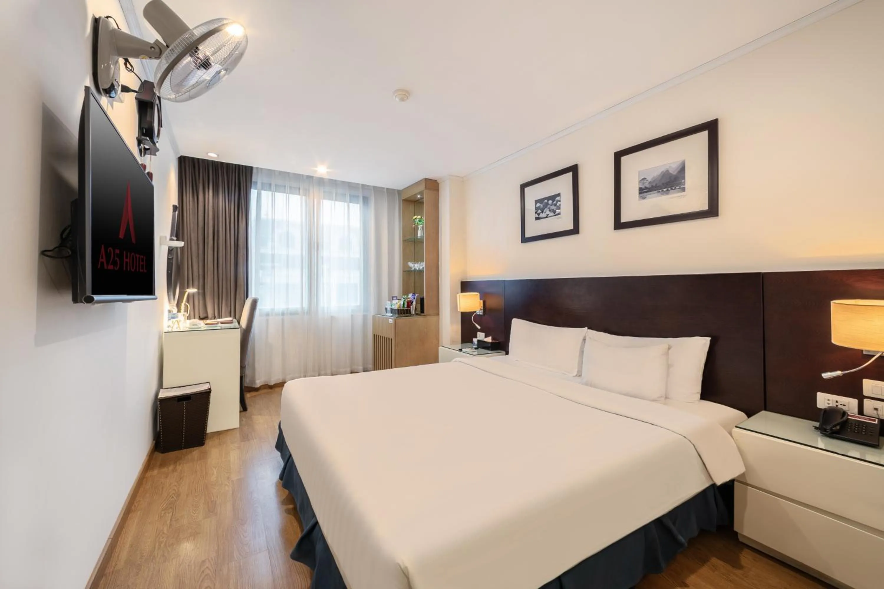 Bed in A25 Hotel - 66 Trần Thái Tông