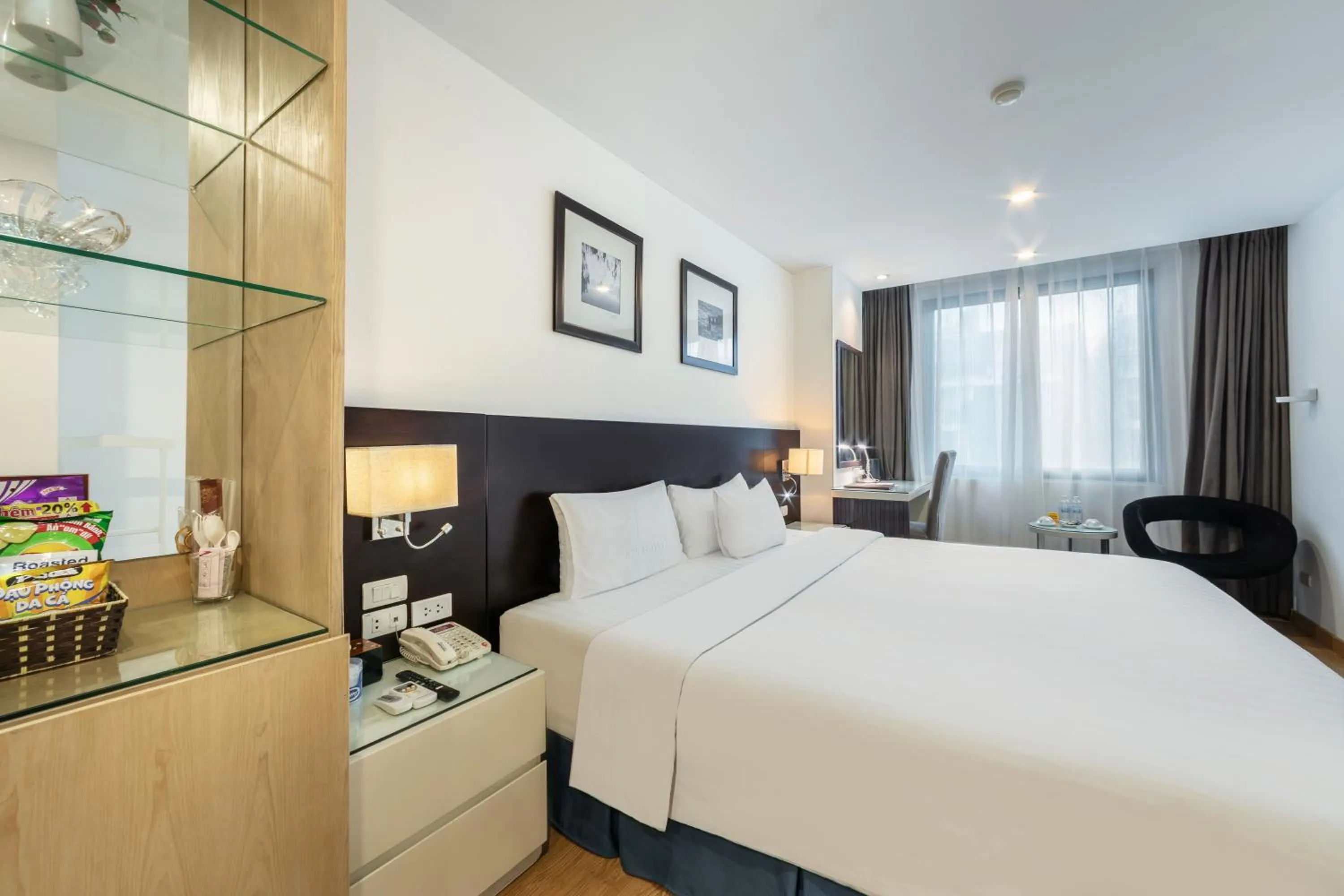 Bed in A25 Hotel - 66 Trần Thái Tông