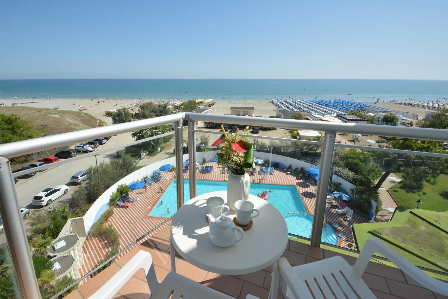 View (from property/room) in Hotel Bellevue Beach - sul mare