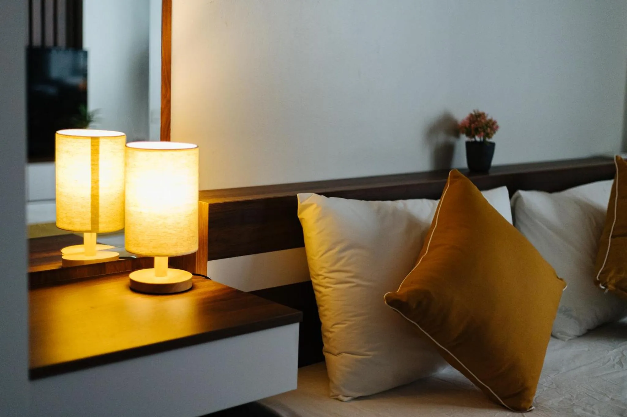 Bed in Hi Home Residences Ba Dinh