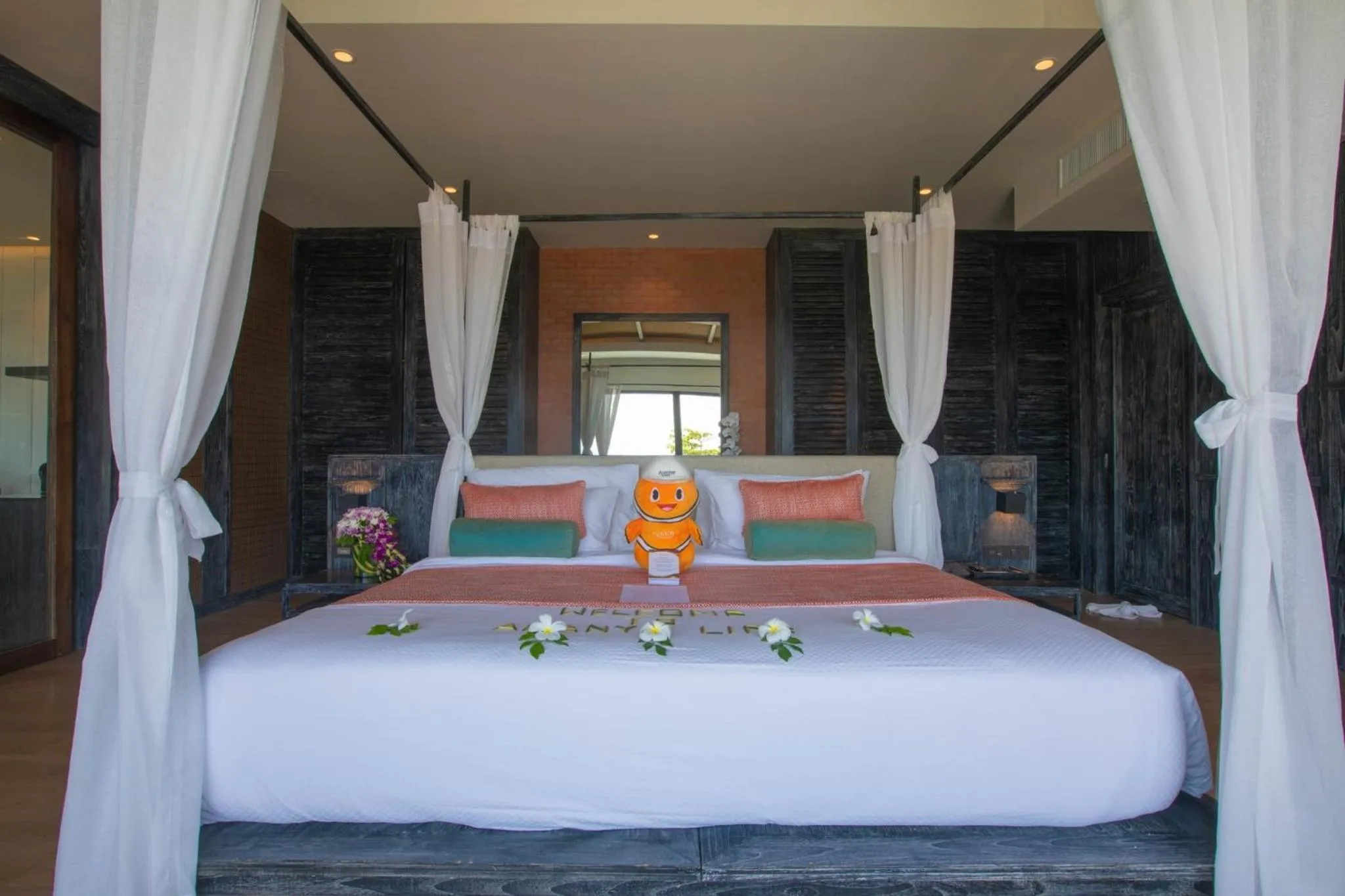 Bed in Ananya Lipe Resort