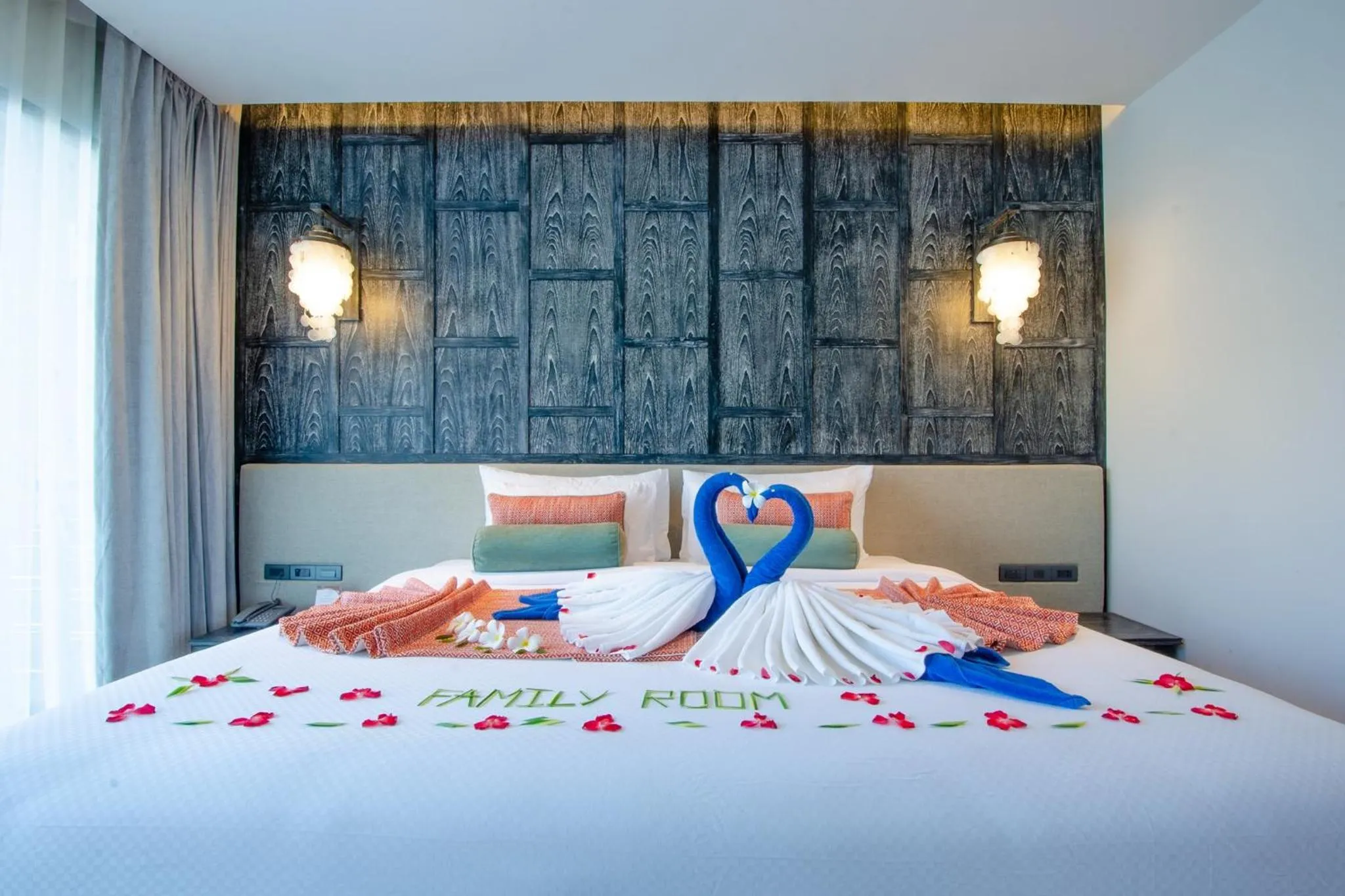 Bed in Ananya Lipe Resort